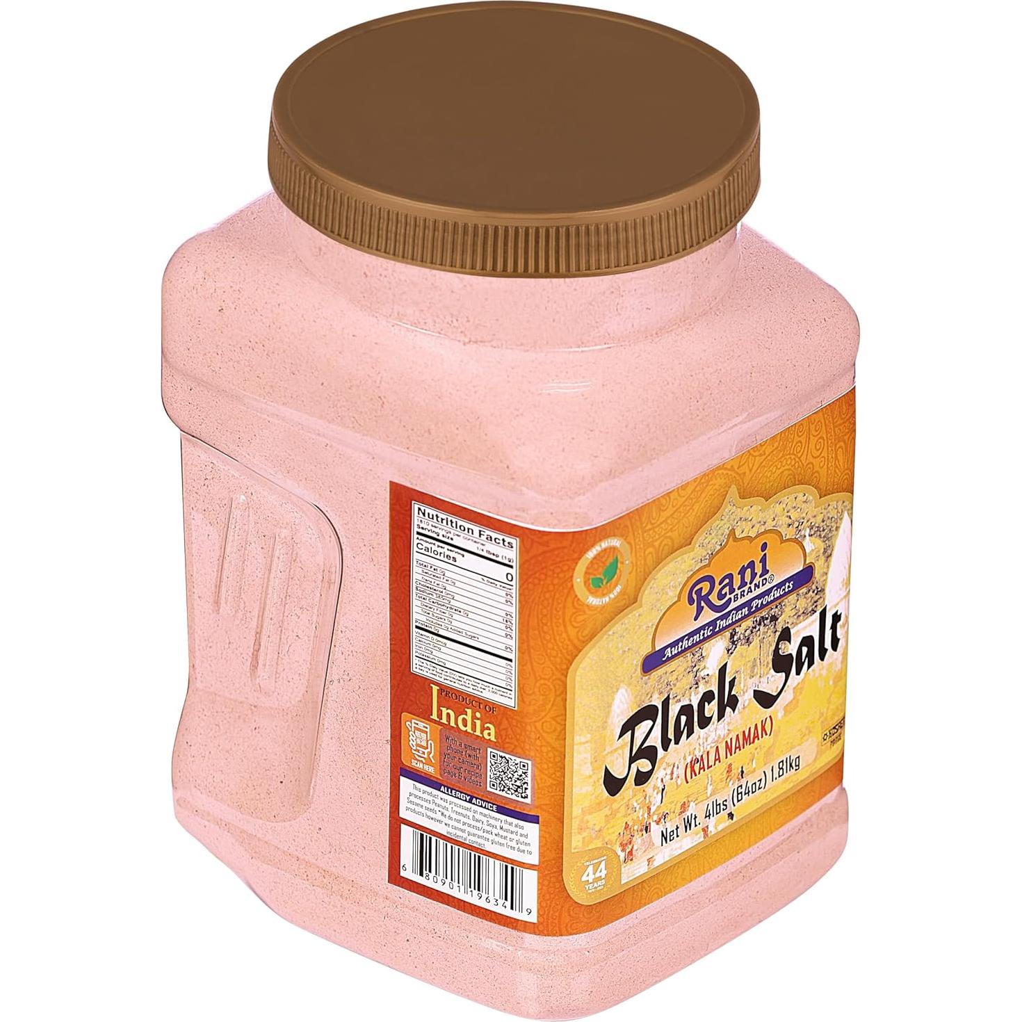 Sal Negra en Polvo Rani 1.81kg - Vegana y Natural