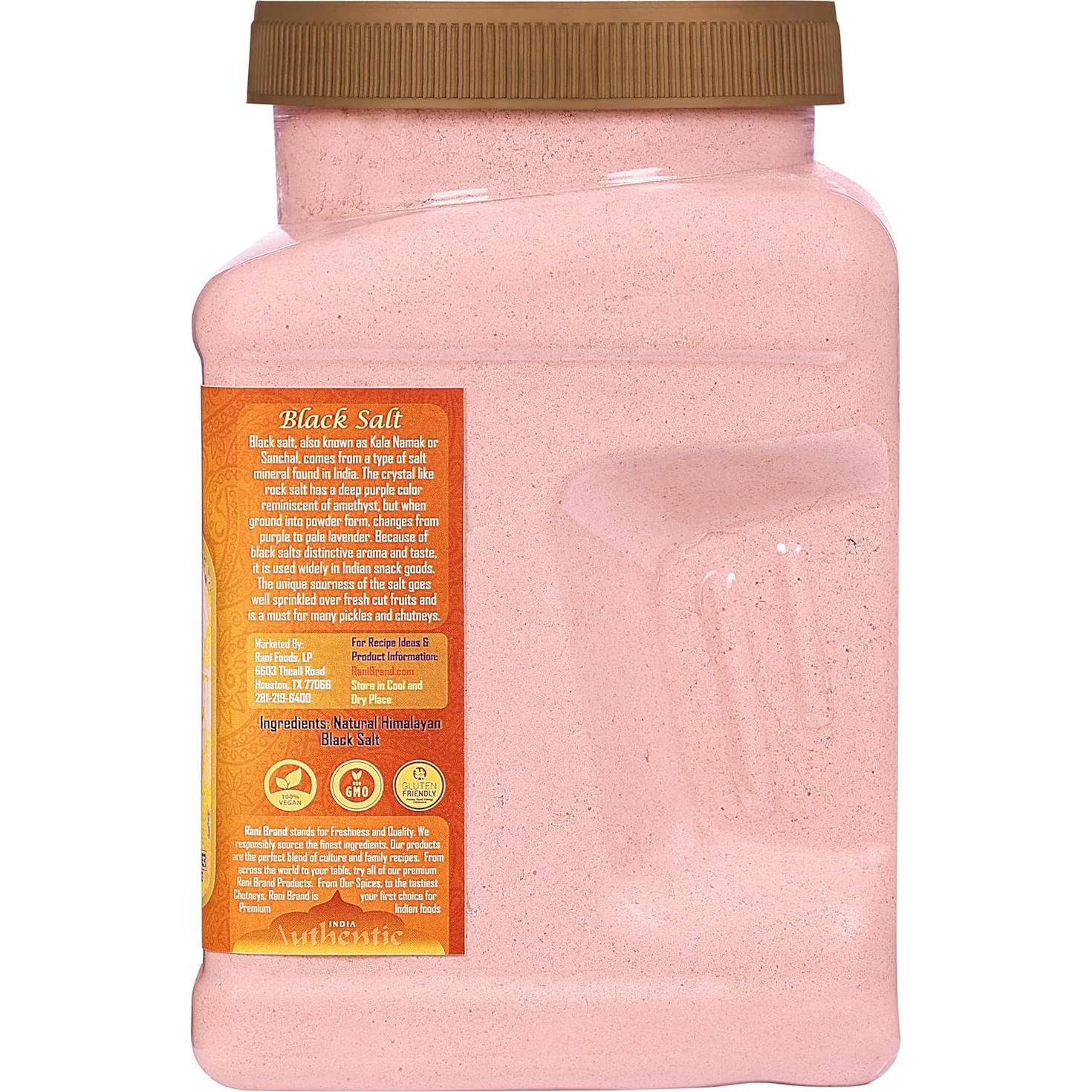 Sal Negra en Polvo Rani 1.81kg - Vegana y Natural