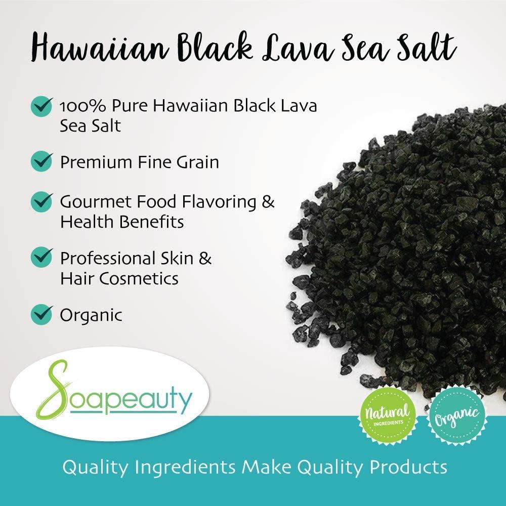 Sal de Mar Negra Hawaiana Soapeauty 28.35 g Gourmet Orgánica