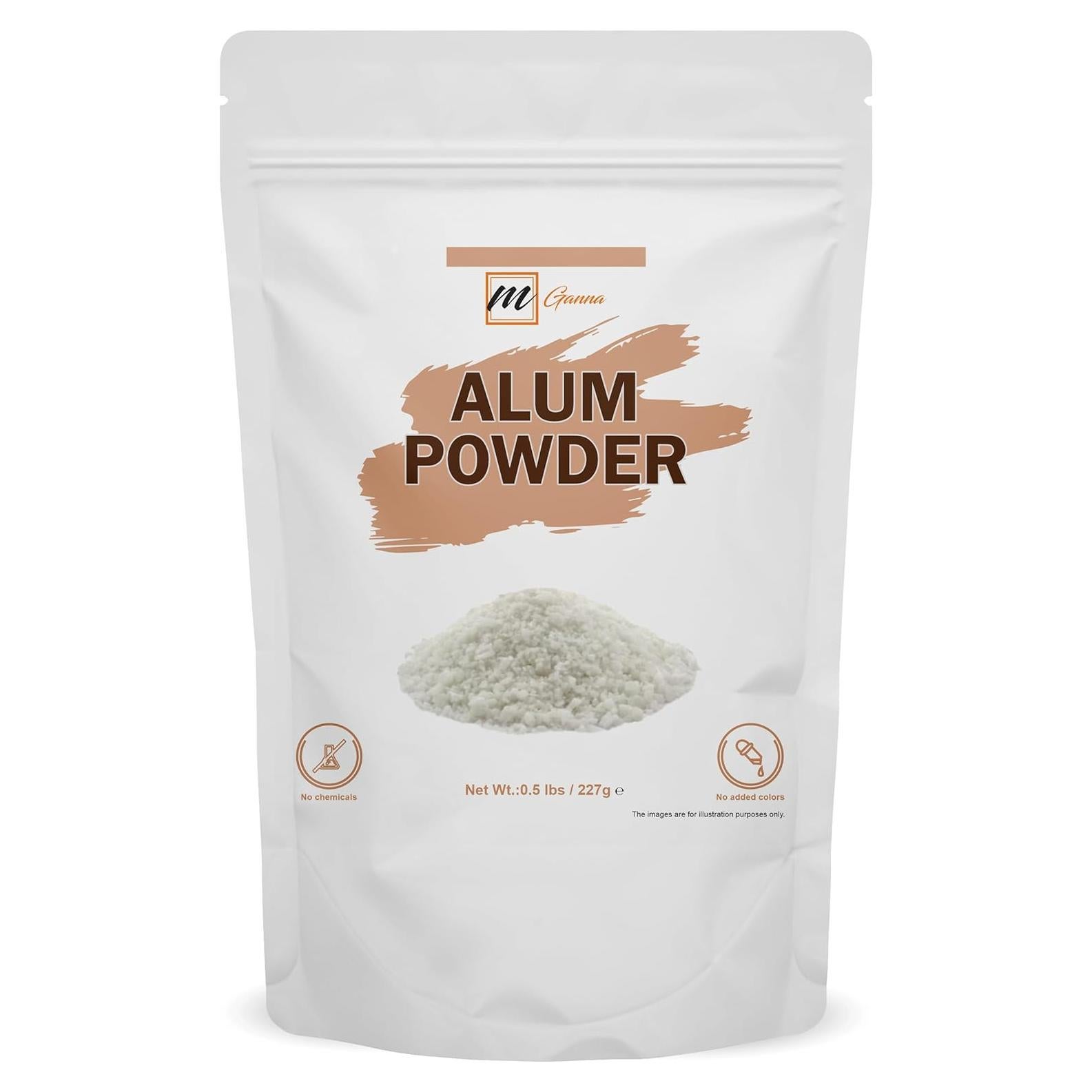 Polvo de Alumbre Natural mGanna 100g - Cuidado de la Piel