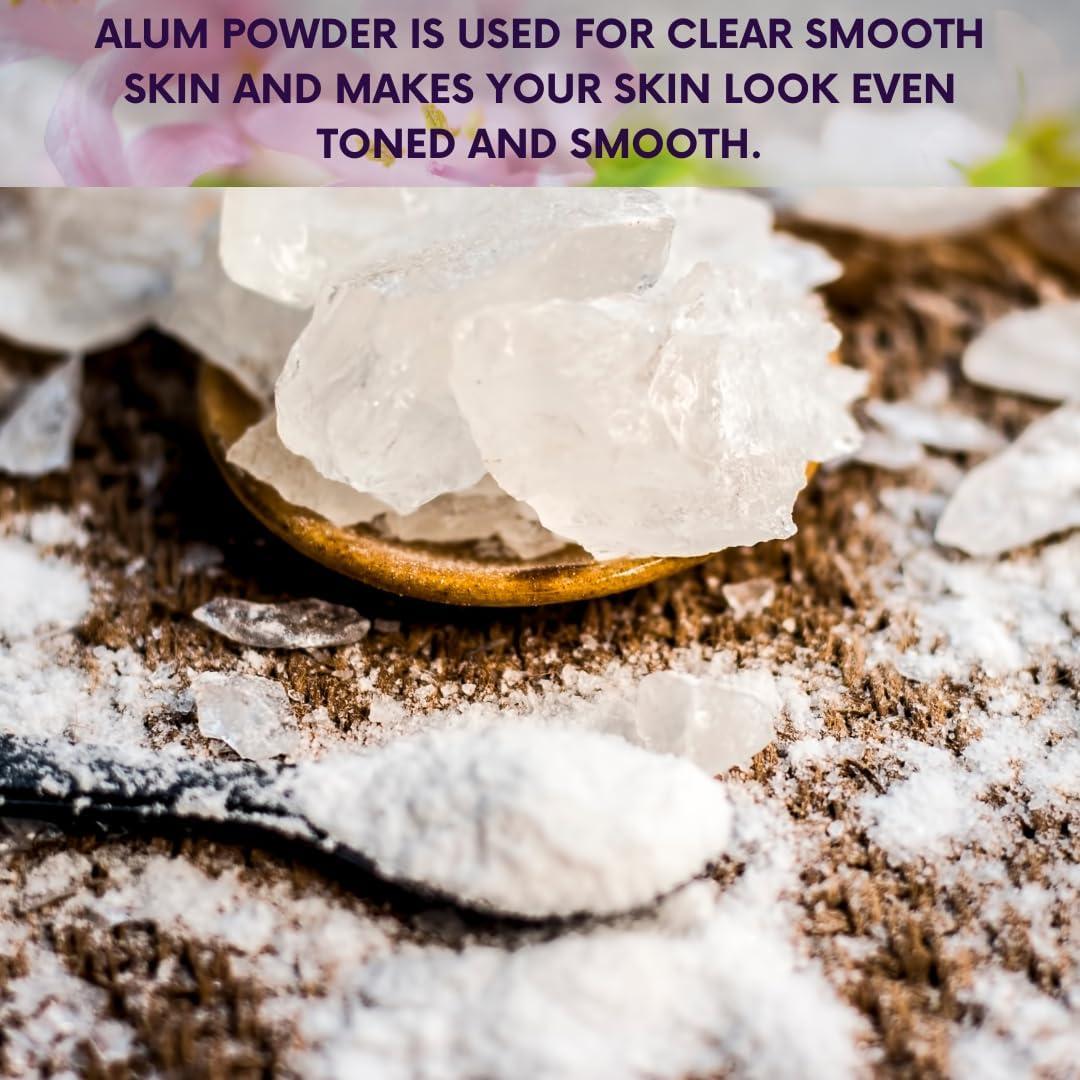 Polvo de Alumbre Natural mGanna 100g - Cuidado de la Piel