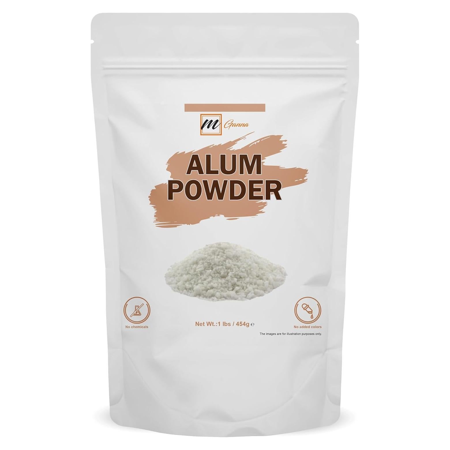 Polvo de Alumbre Natural mGanna 454g - Cuidado de la Piel