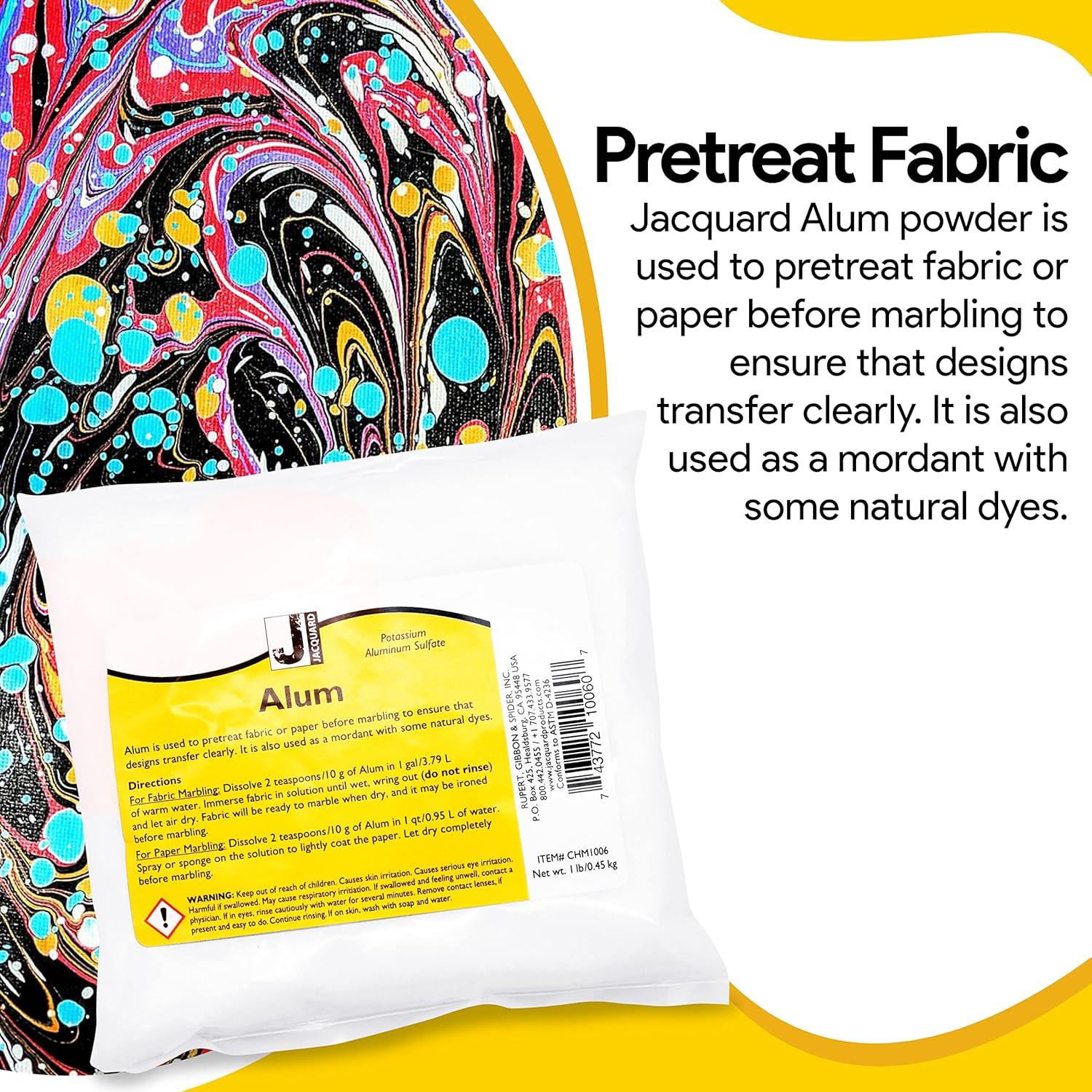 Alum Jacquard 0.45 kg para Marbling - Pre-tratamiento Tela