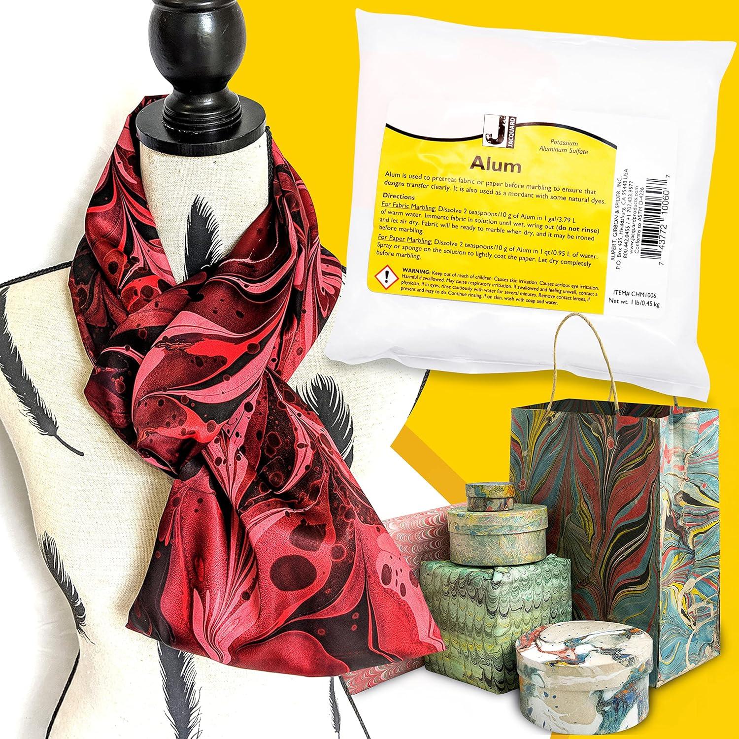 Alum Jacquard 0.45 kg para Marbling - Pre-tratamiento Tela