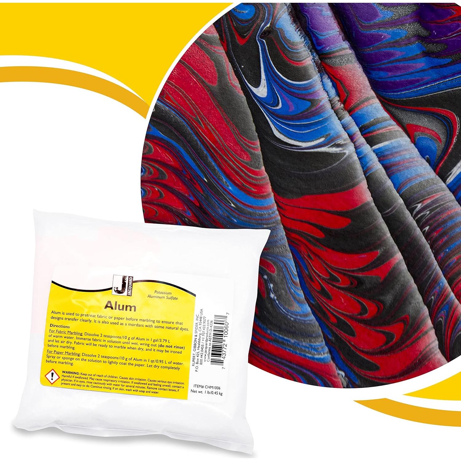 Alum Jacquard 0.45 kg para Marbling - Pre-tratamiento Tela