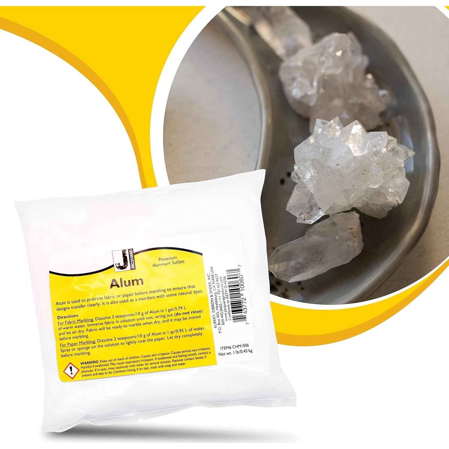 Alum Jacquard 0.45 kg para Marbling - Pre-tratamiento Tela