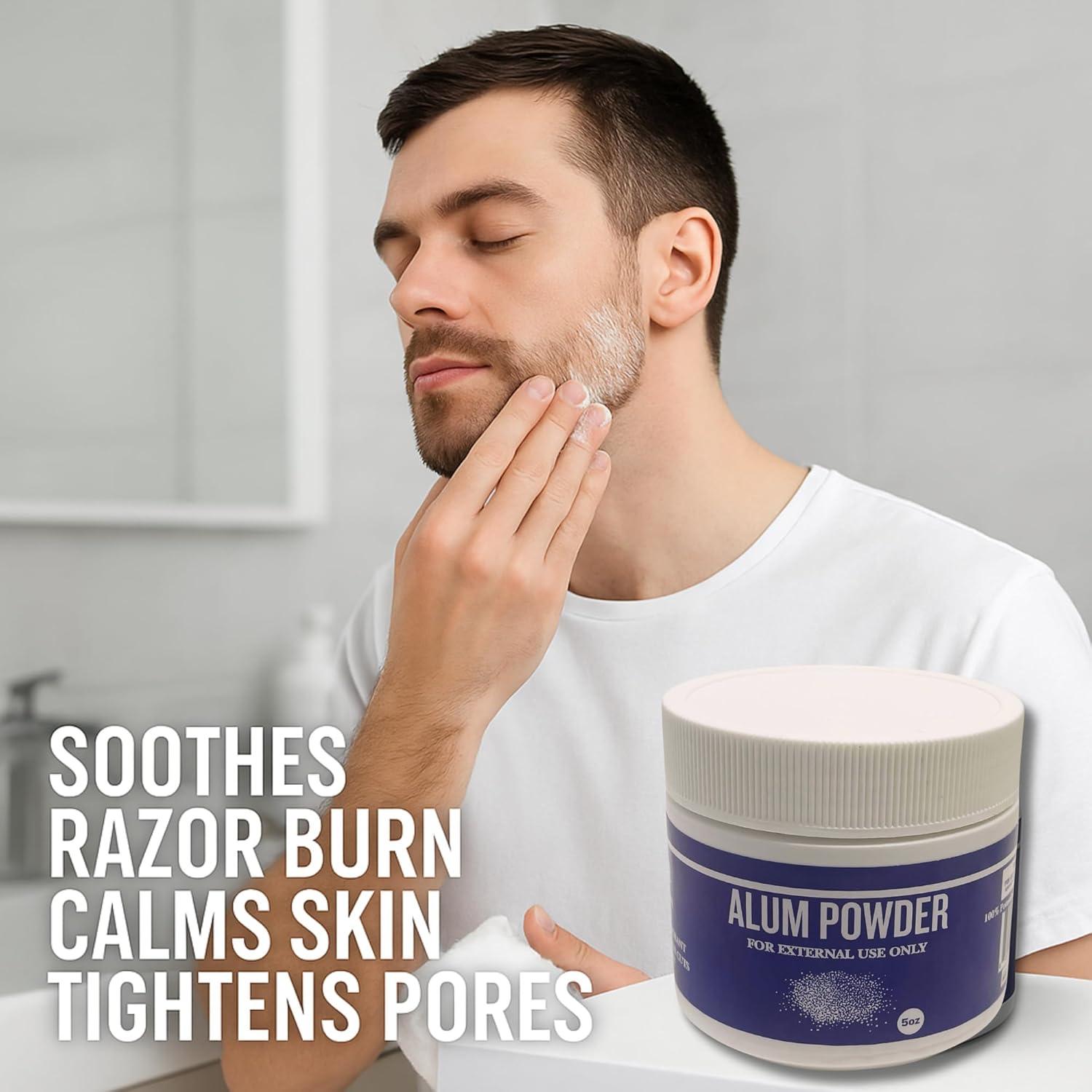 Polvo de Alumbre de Potasio 142g - Desodorante Natural G.B.S