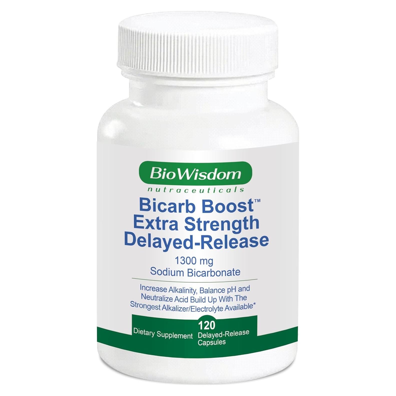 Bicarb Boost Cápsulas 1300mg Bicarbonato de Sodio Orgánico