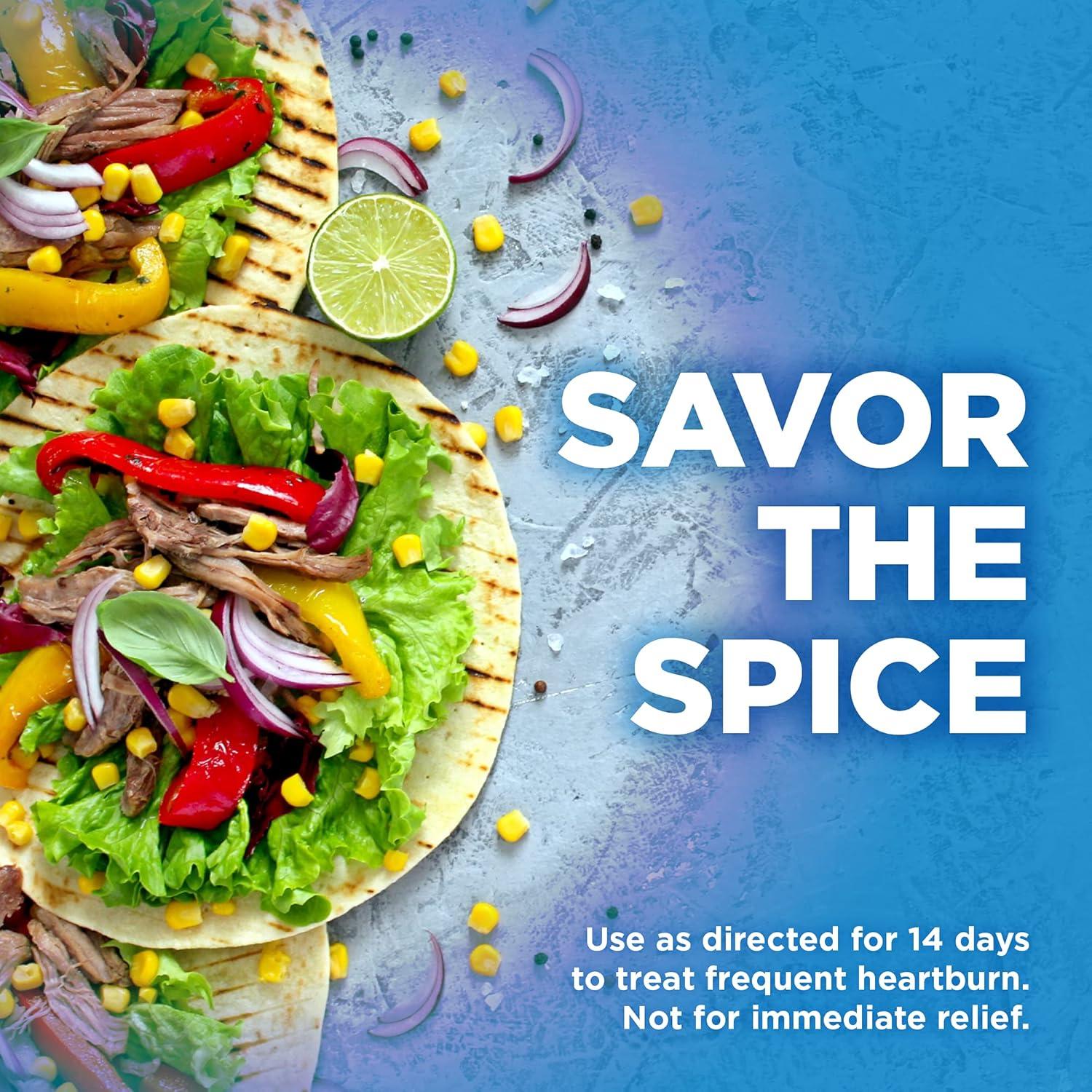 Cápsulas de Omeprazol 20 mg y Bicarbonato 1100 mg Amazon Basic Care - 42 Contenido