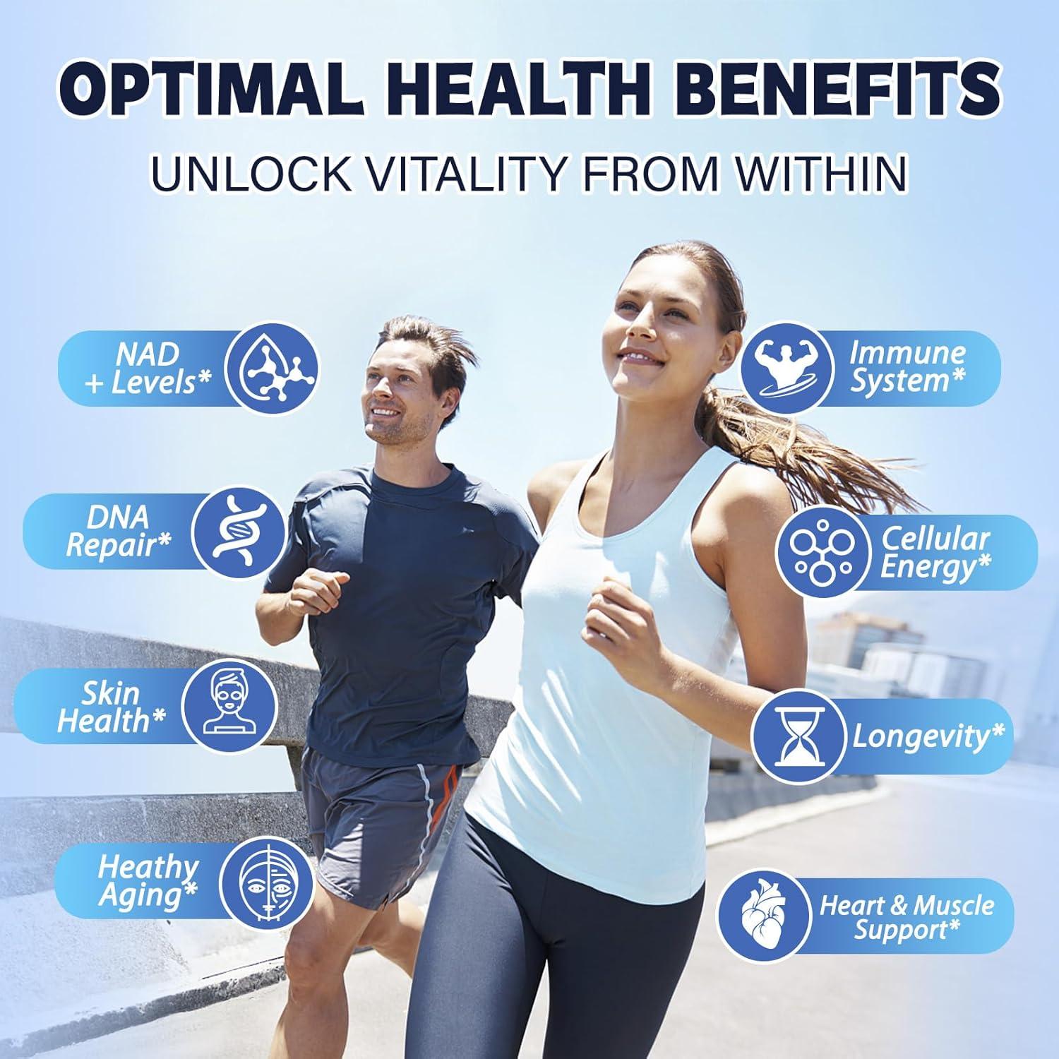 Suplemento de NAD+ Totaria NMNH Ultra Potente 60 Cápsulas