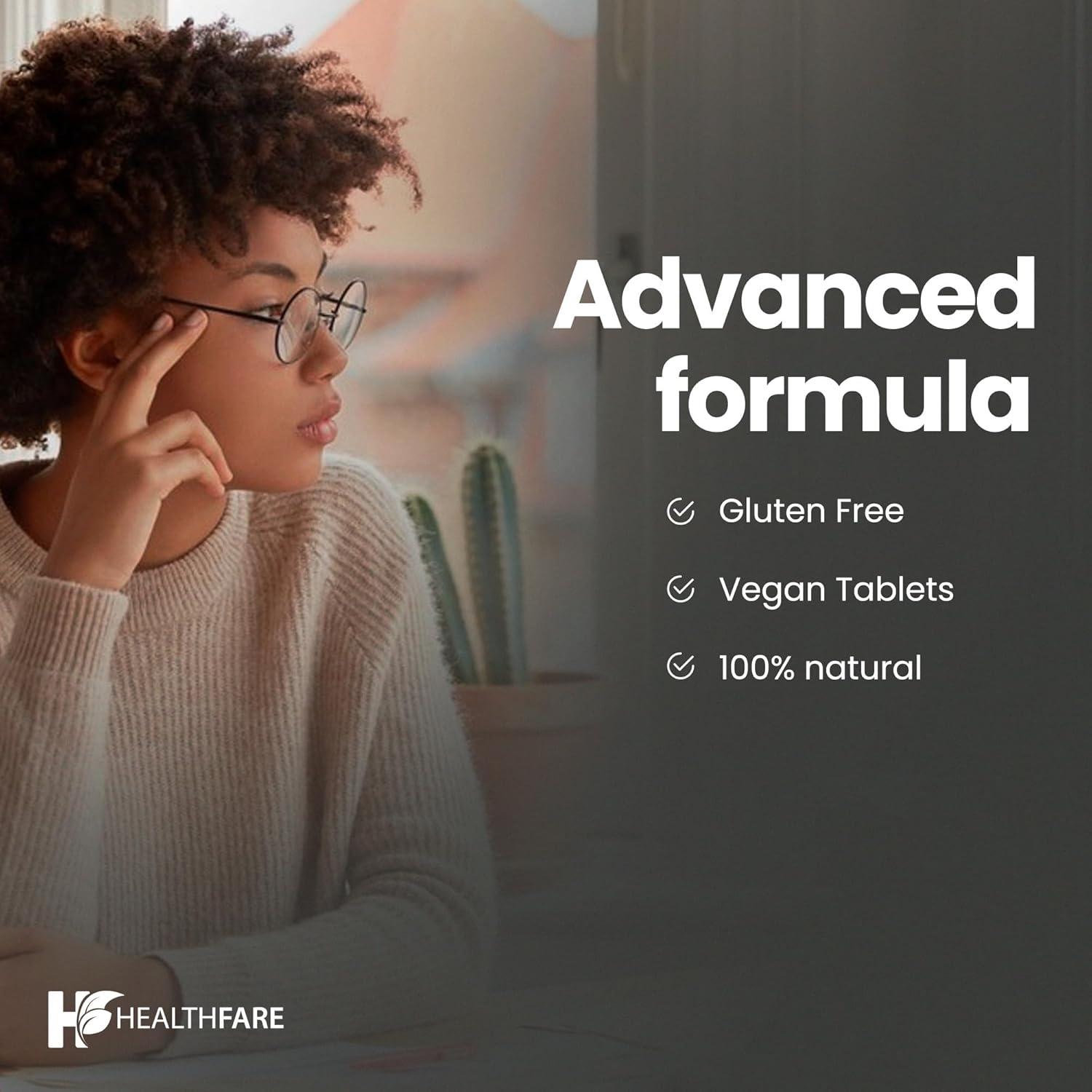 Suplemento Orotato de Litio HealthFare 130mg 200 Tabletas Veganas