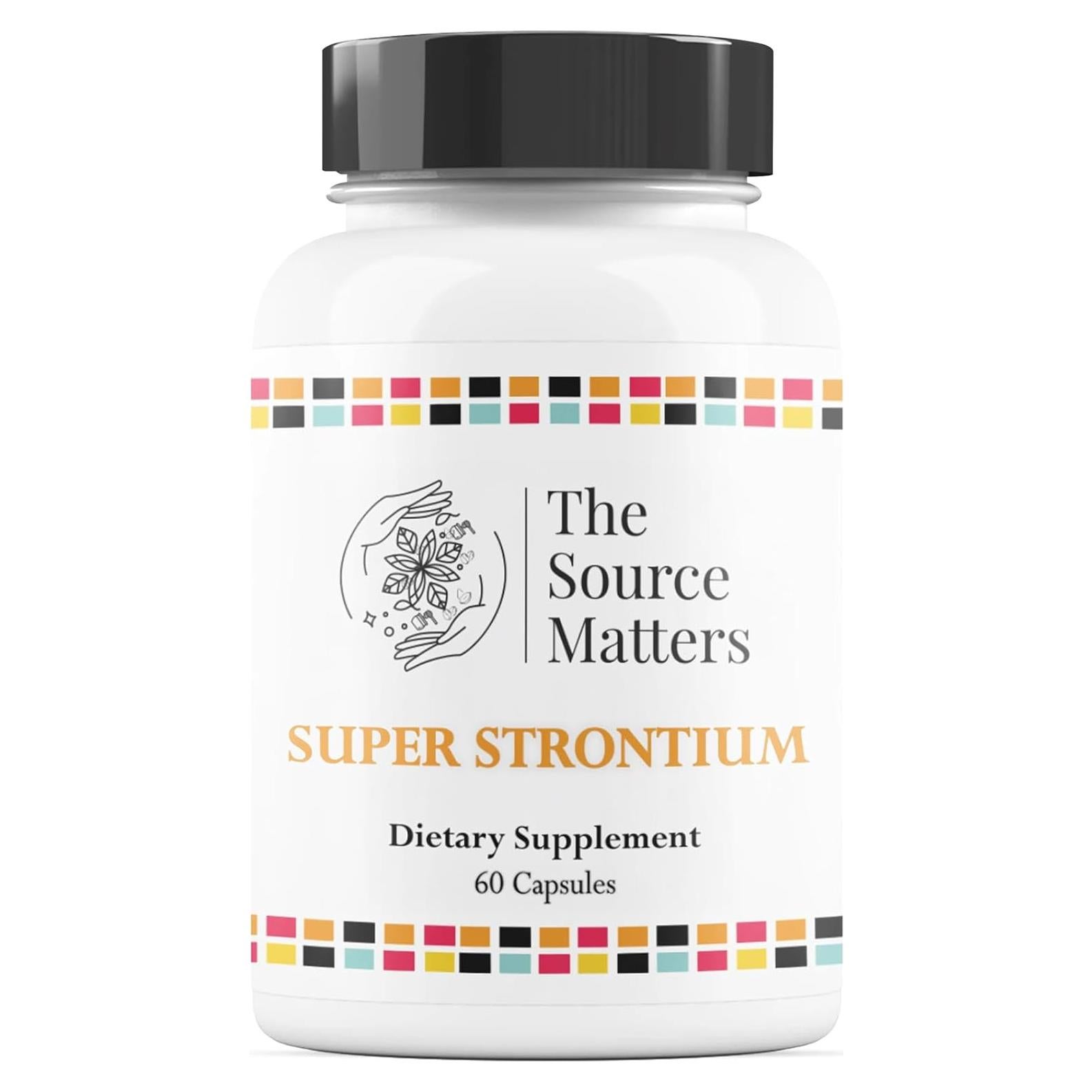 Suplemento Óseo The Source Matters Strontium Boost 60 Cápsulas