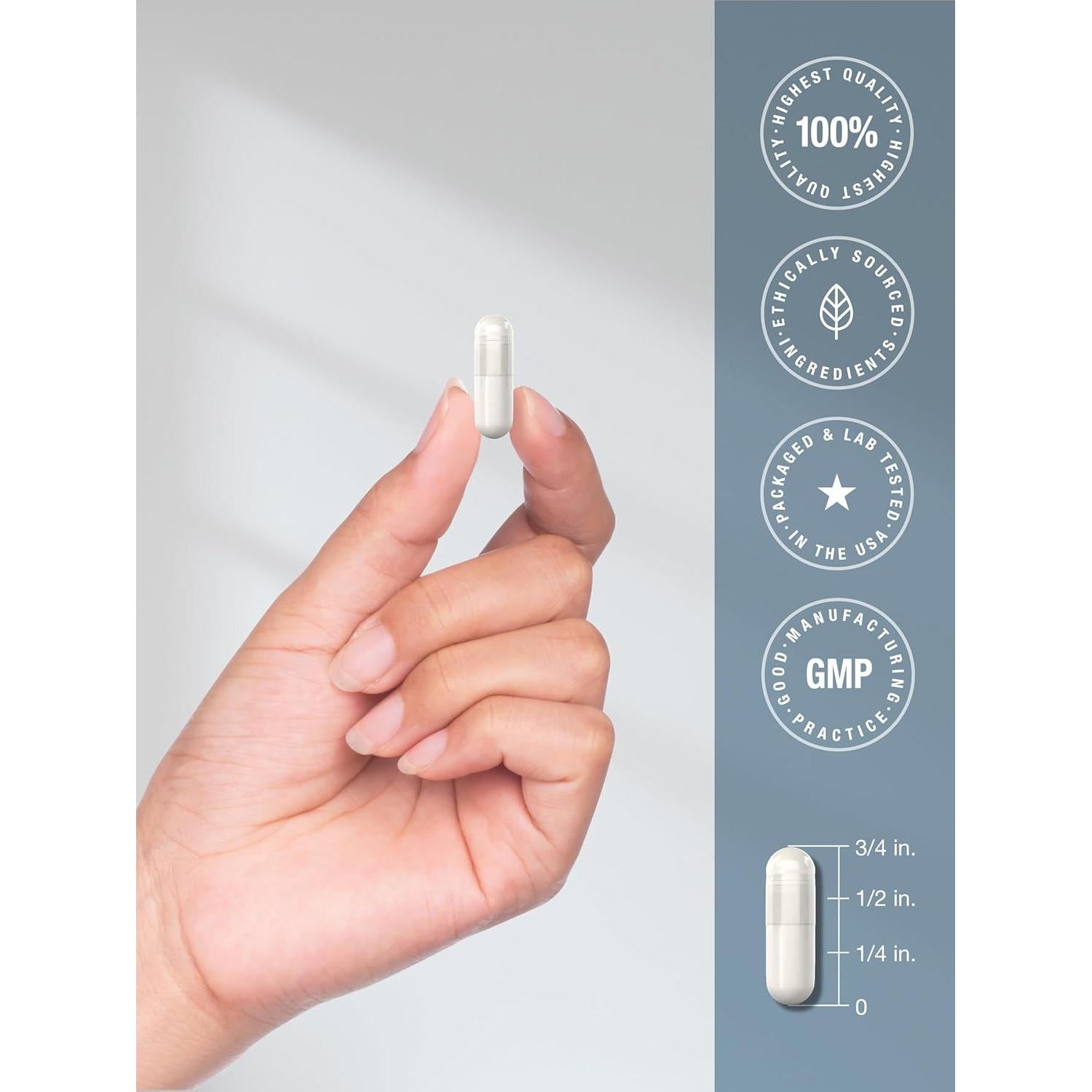 Suplemento de Molibdeno Horbaach 500mcg 200 Cápsulas Sin Gluten