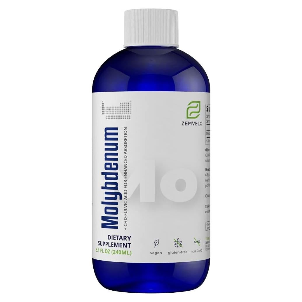 Molybdeno Iónico Líquido Zemvelo 226g - Mineral Traza Energía