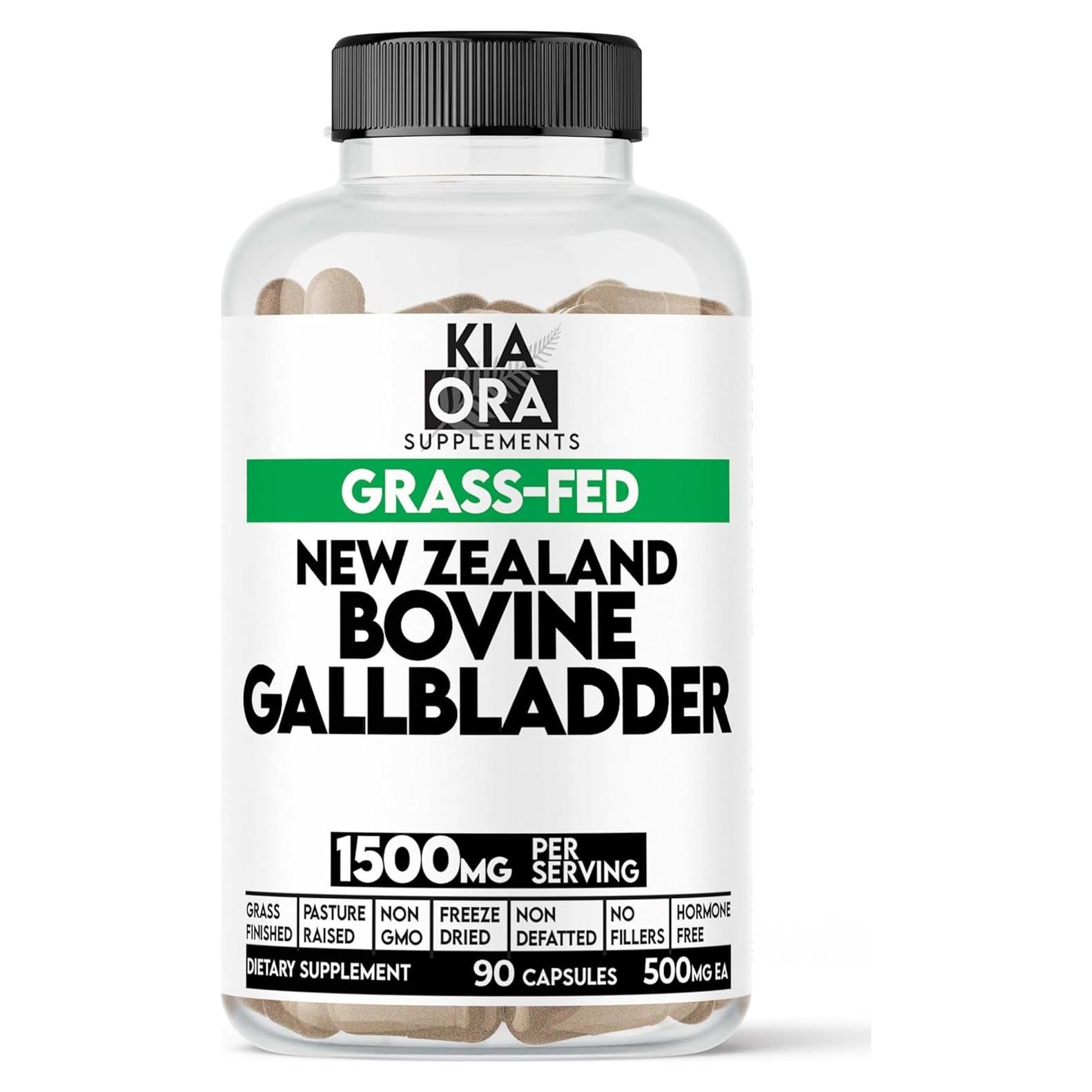 Suplemento de Vesícula Biliar KIA ORA 90 Cápsulas 500mg