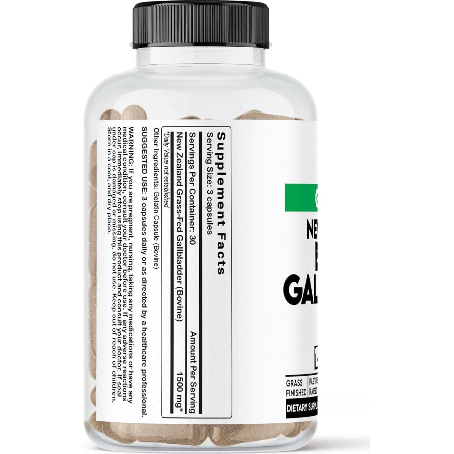 Suplemento de Vesícula Biliar KIA ORA 90 Cápsulas 500mg