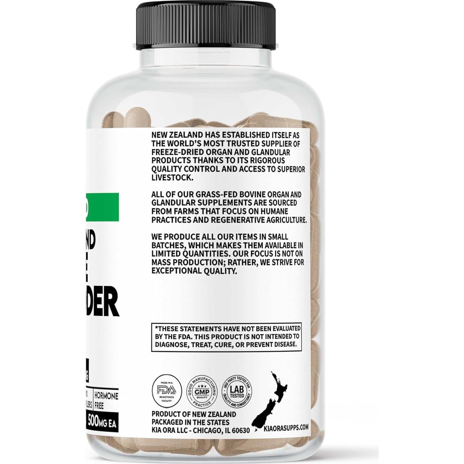 Suplemento de Vesícula Biliar KIA ORA 90 Cápsulas 500mg