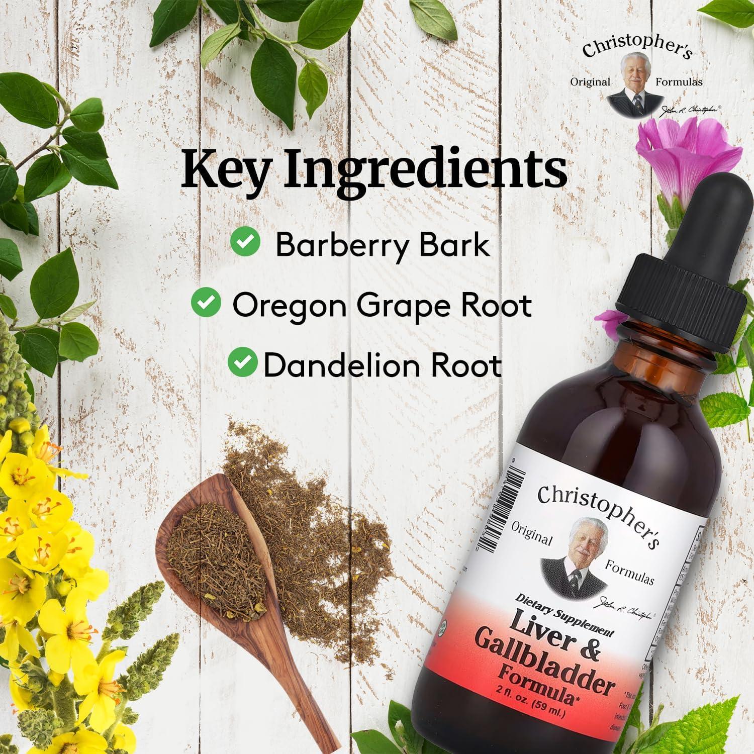 Suplemento Herbal Christopher Hígado y Vesícula 59 ml