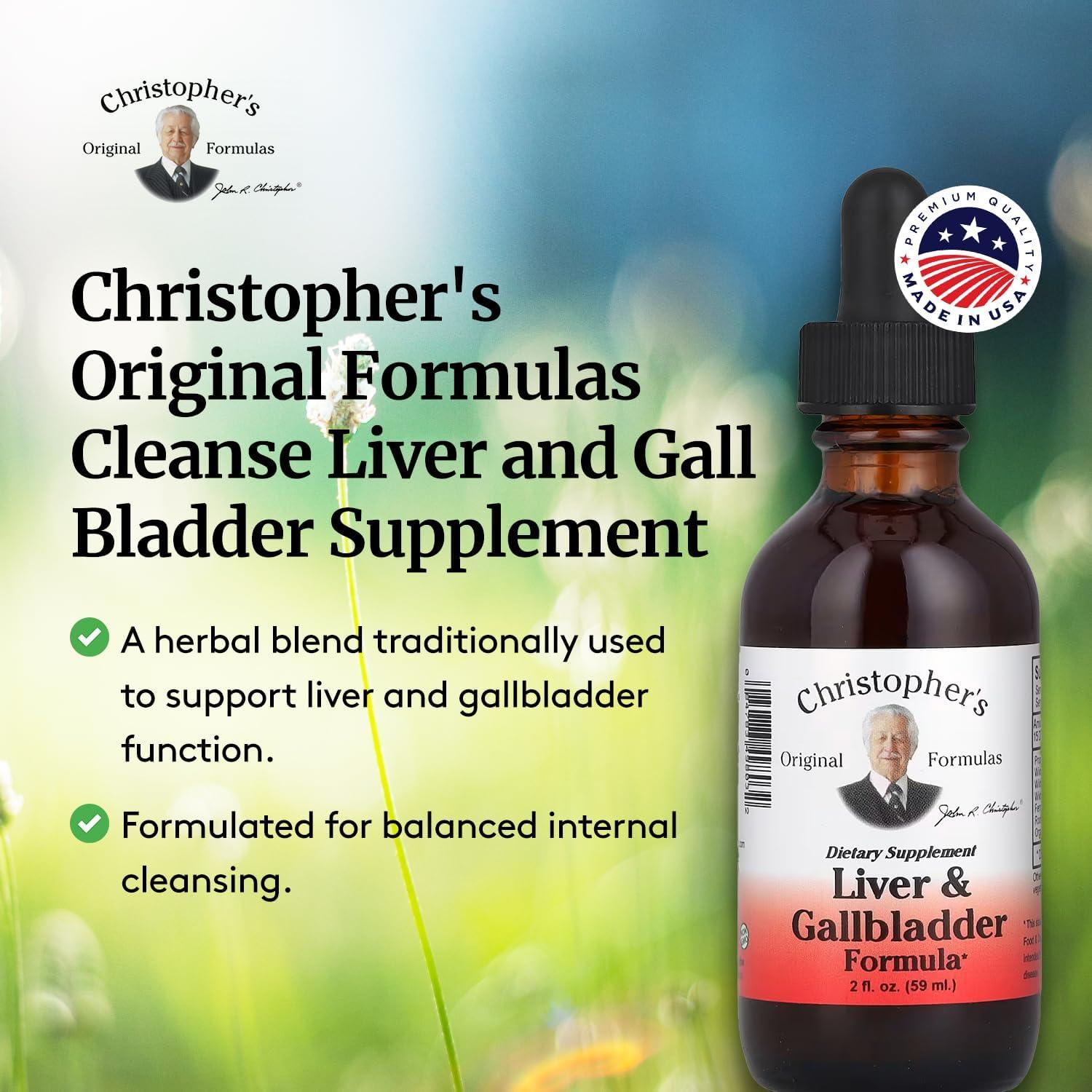 Suplemento Herbal Christopher Hígado y Vesícula 59 ml