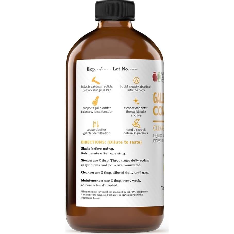 Limpieza Vesícula Biliar 236ml - Suplemento Natural Orgánico