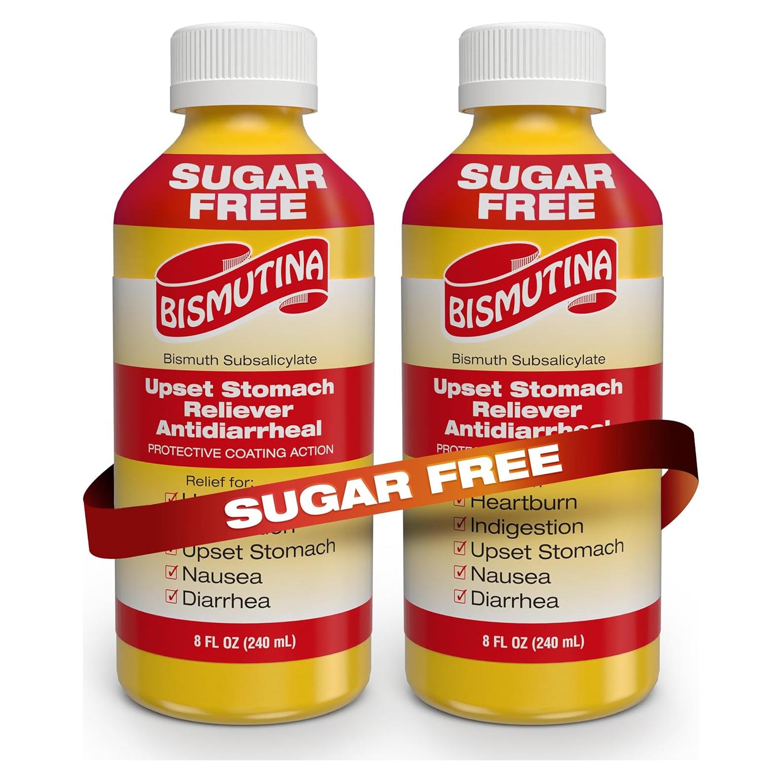 Bismuto Subsalicilato Líquido Sin Azúcar 236.6 ml - Alivio Estomacal