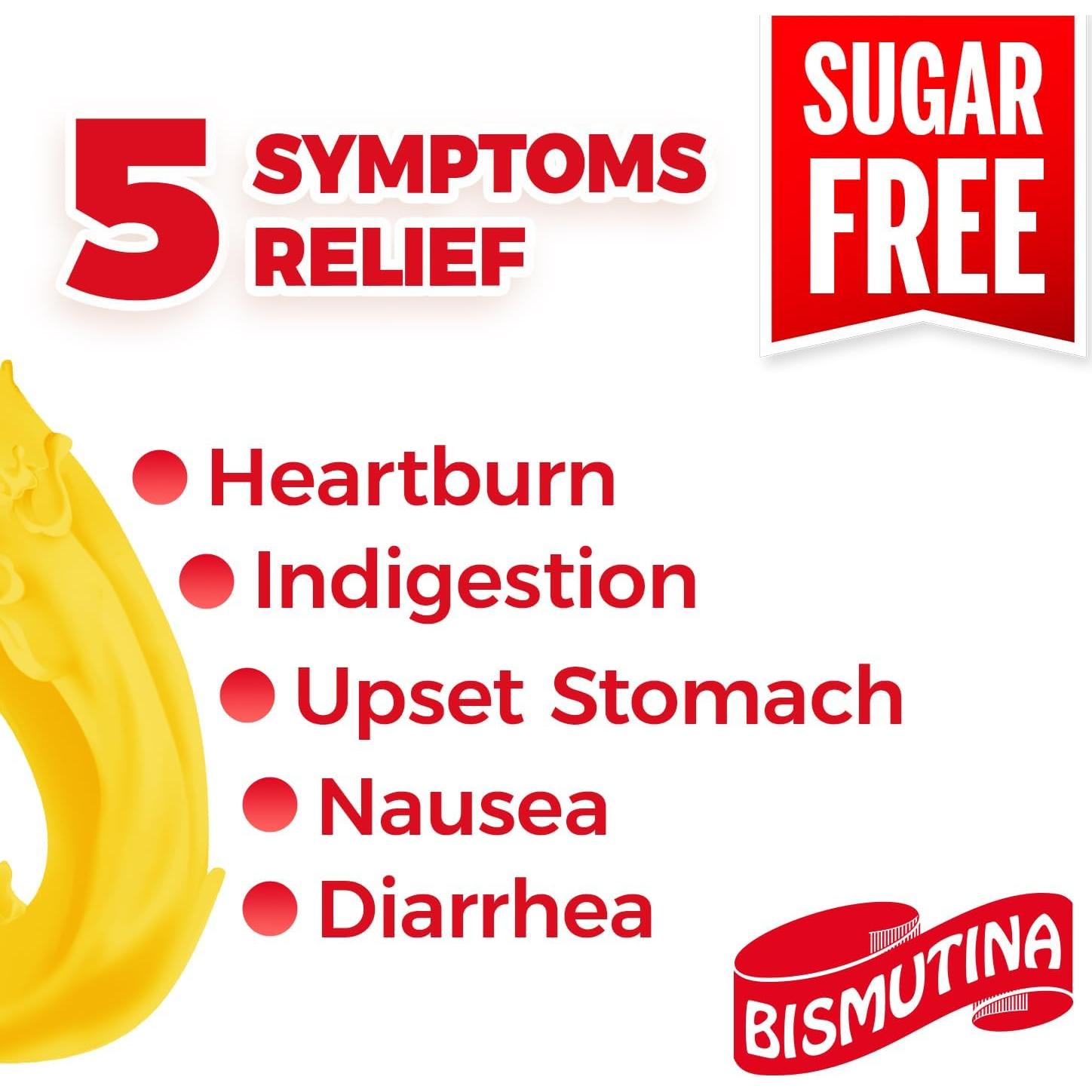 Bismuto Subsalicilato Líquido Sin Azúcar 236.6 ml - Alivio Estomacal