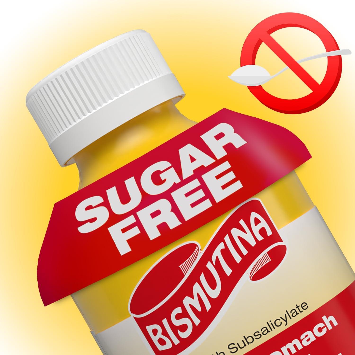 Bismuto Subsalicilato Líquido Sin Azúcar 236.6 ml - Alivio Estomacal