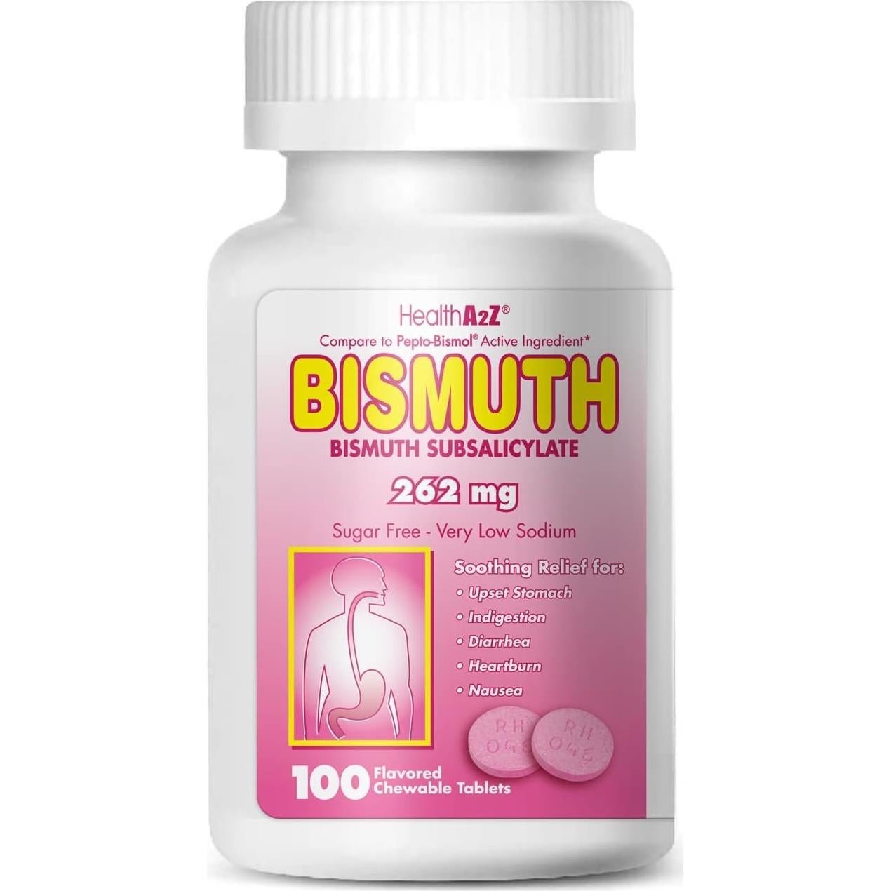 Paquete Ahorros HealthA2Z: Bismuto 262mg y Colágeno 1735mg