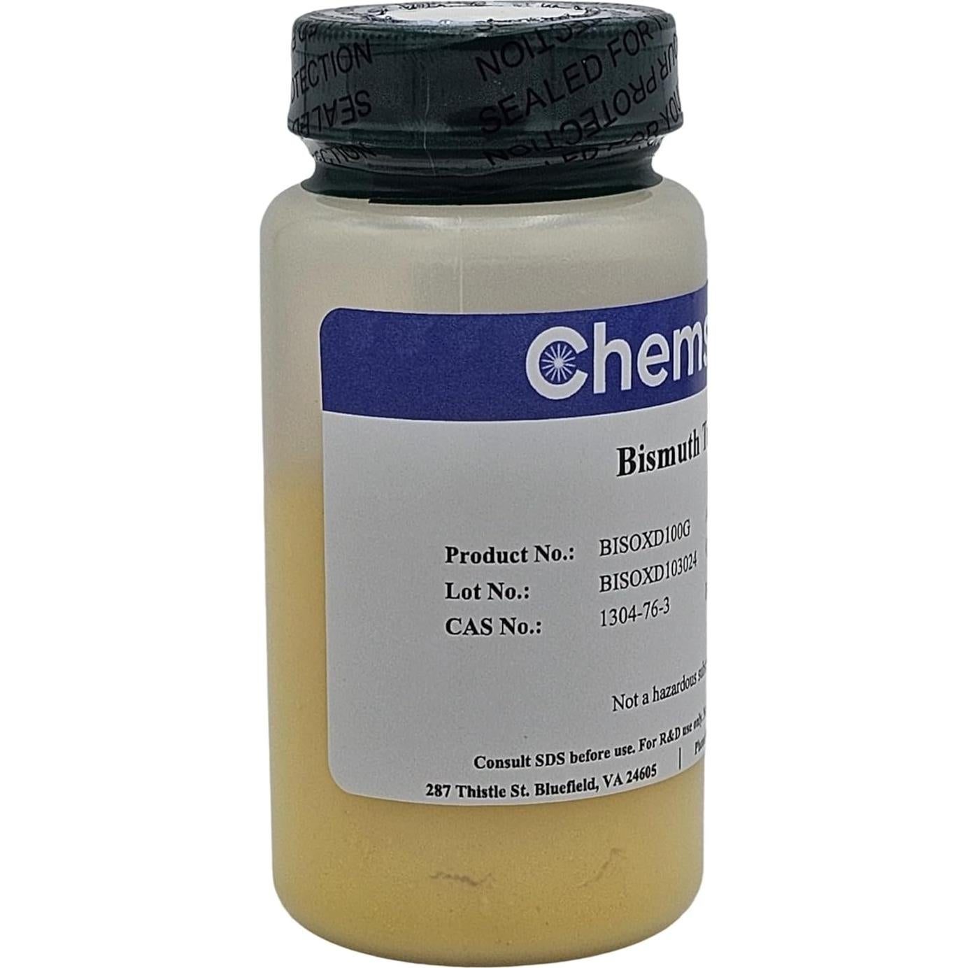 Trióxido de Bismuto 99.9% 100g - Chemsavers