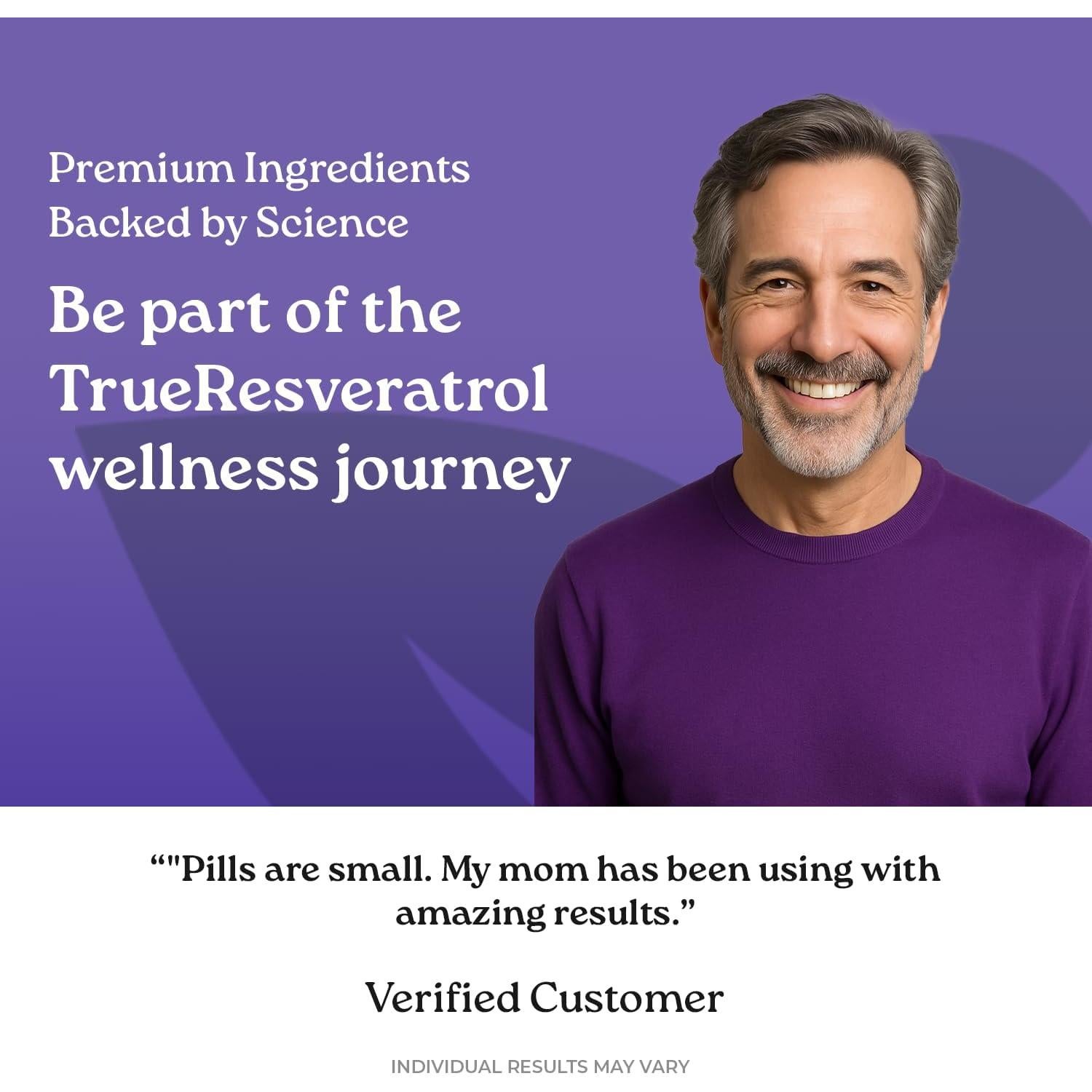 Suplemento de Resveratrol NatureCity 75mg 60 Cápsulas