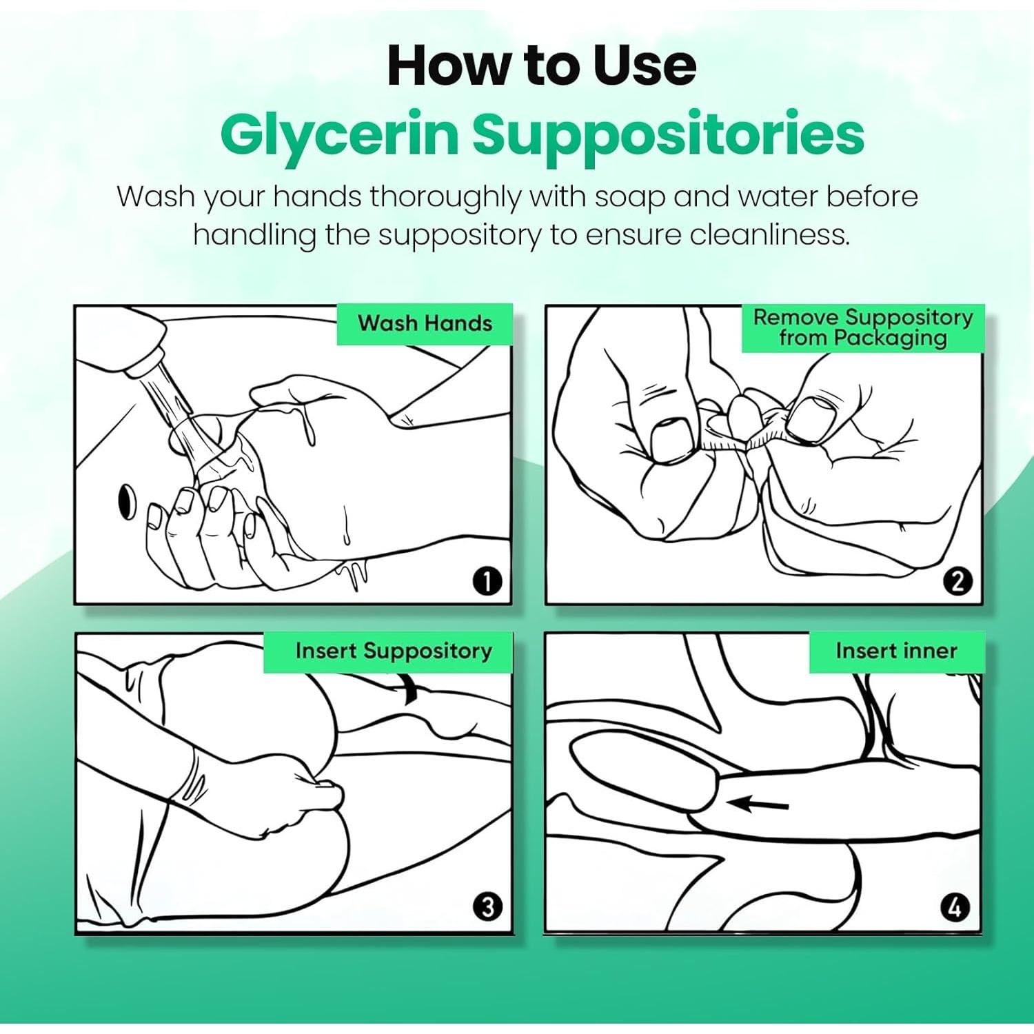 Supositorios Laxantes Avedana 100 Unidades 2g Glicerina Adulto