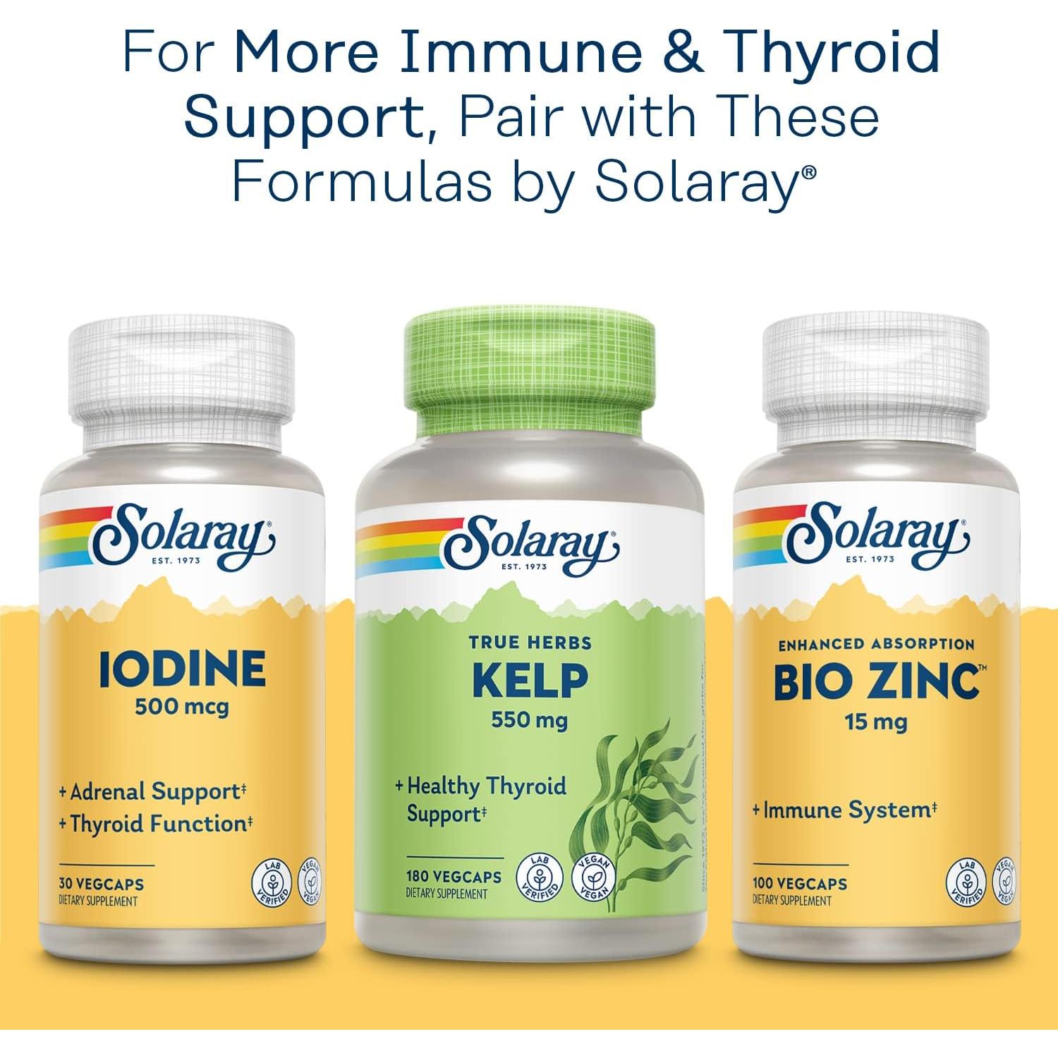 Solaray Selenio 200 mcg Alta Potencia 100 VegCaps