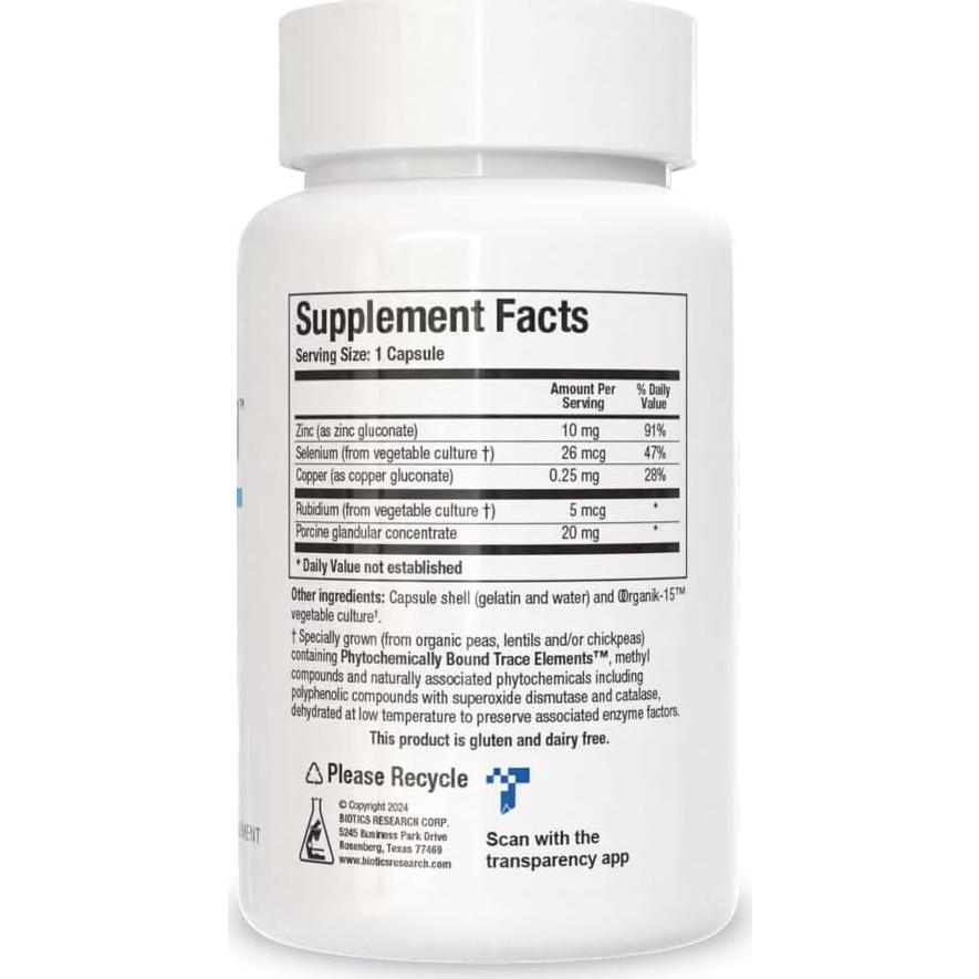 Suplemento de Selenio Biotics Research GTA Forte II 90 Cápsulas