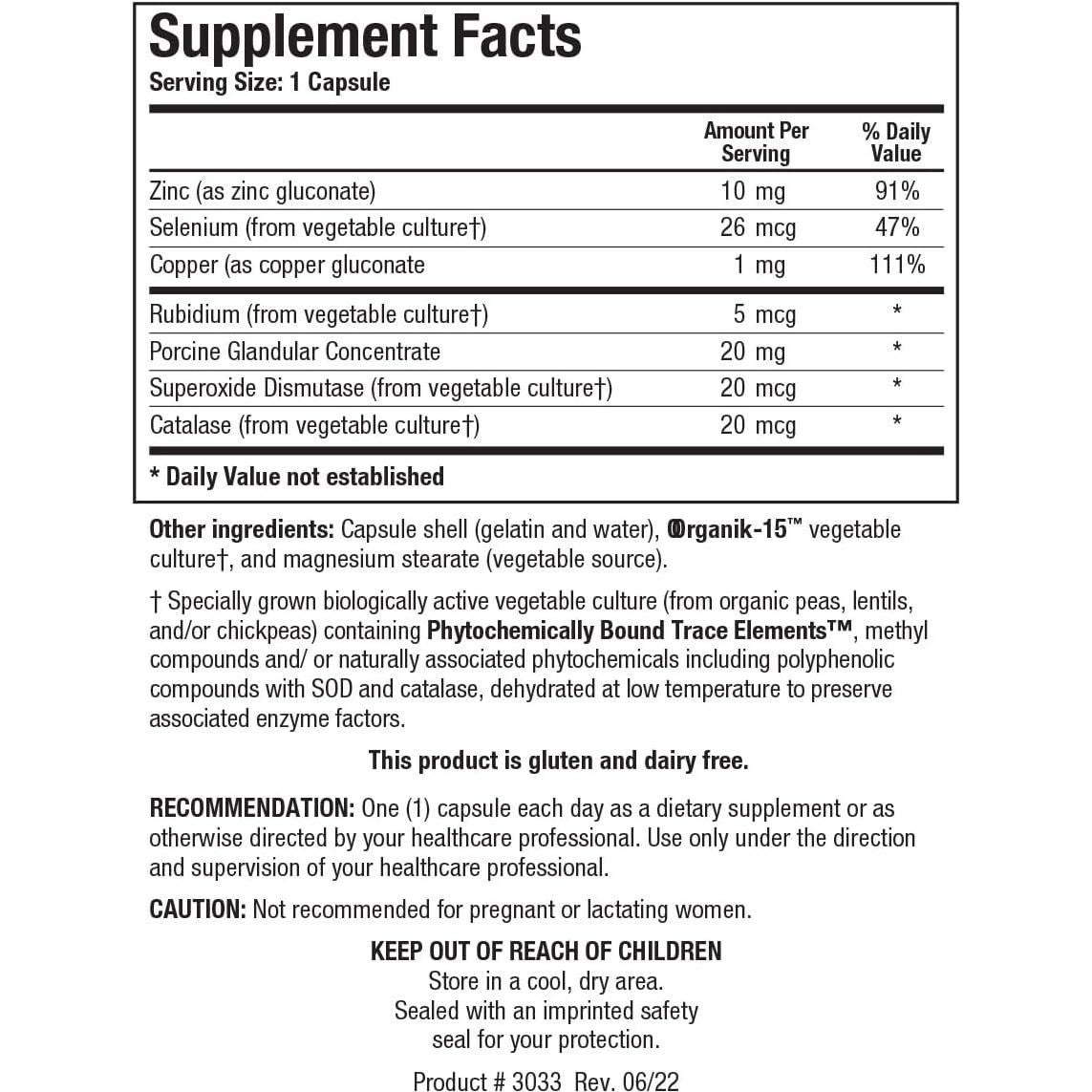 GTA-Forte Biotics Research 90 Cápsulas - Soporte Endocrino