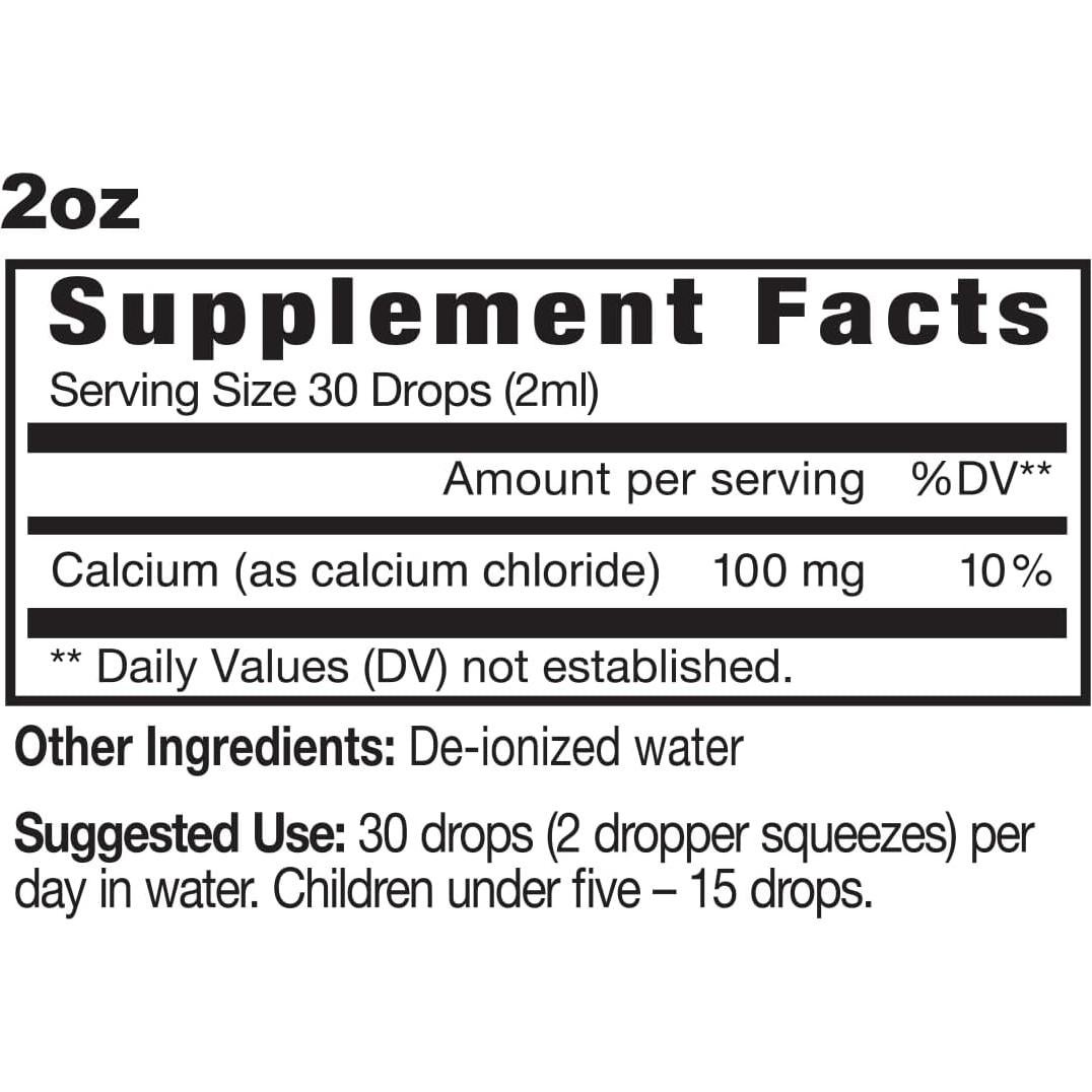 Suplemento Líquido de Calcio Eidon - 59.15 ml para Dientes y Músculos