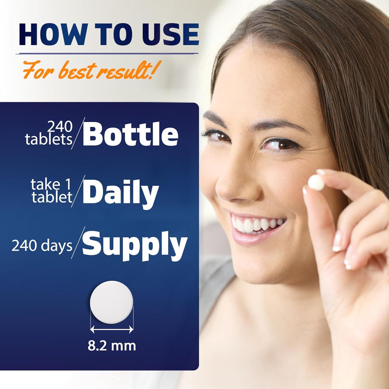 Vitamatic Boro Quelado 10mg 240 Tabletas - Salud Ósea y Hormonal