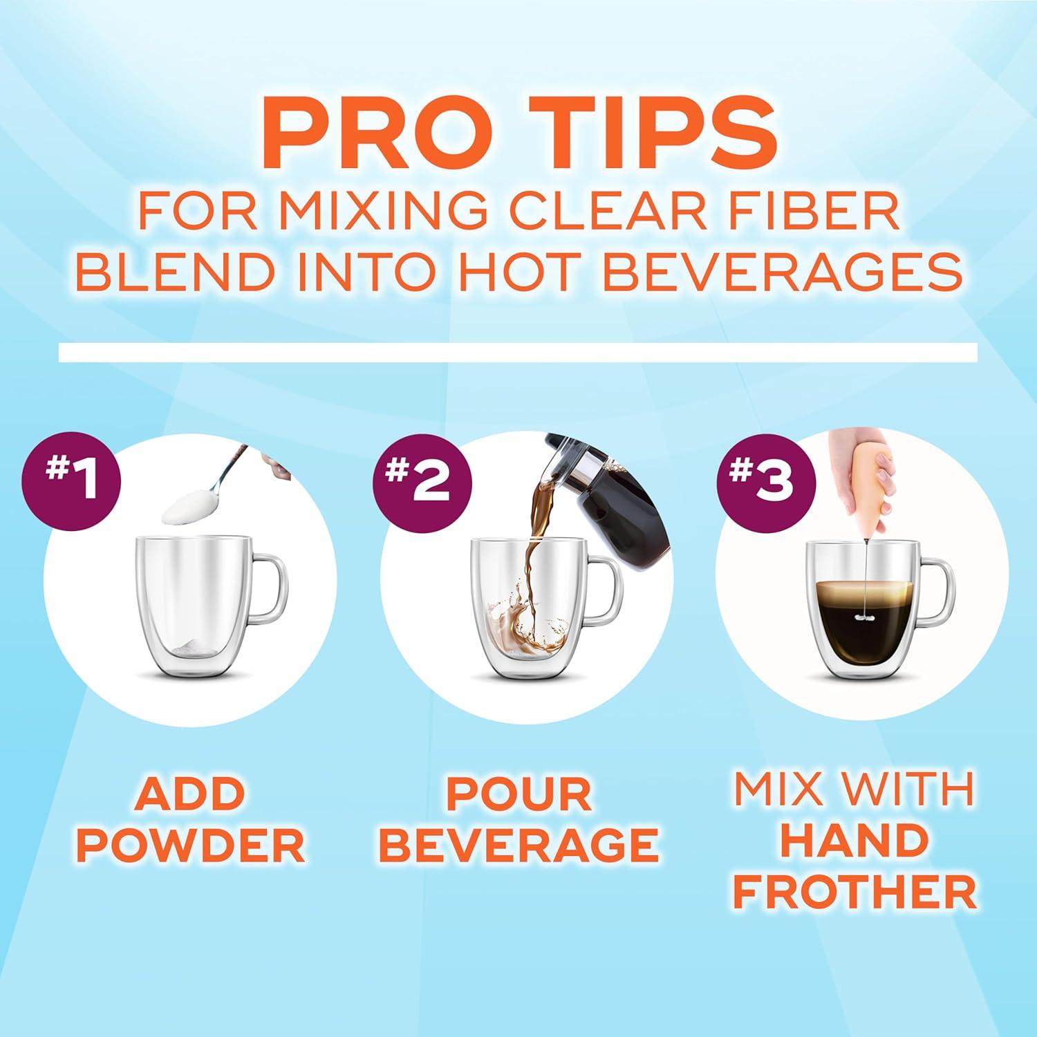 Suplemento de fibra Metamucil 408g - Mezcla clara sin sabor