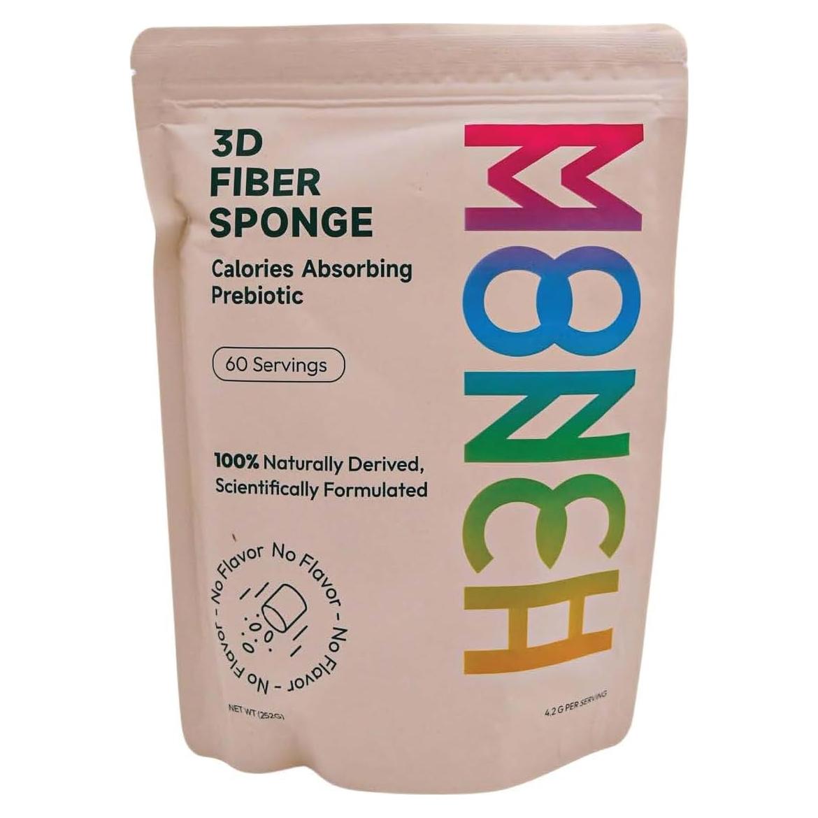 Monch Monch Suplemento de Fibra Vegano - 60 Sobres Originales