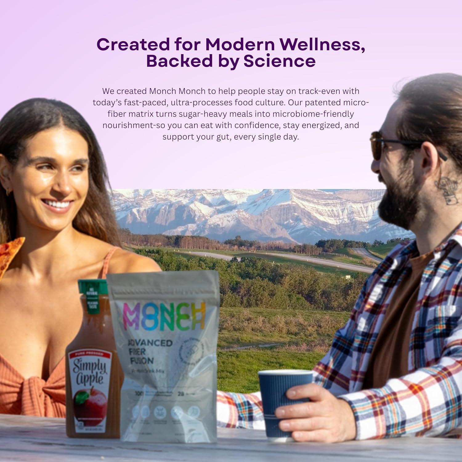 Monch Monch Suplemento de Fibra Vegano - 60 Sobres Originales