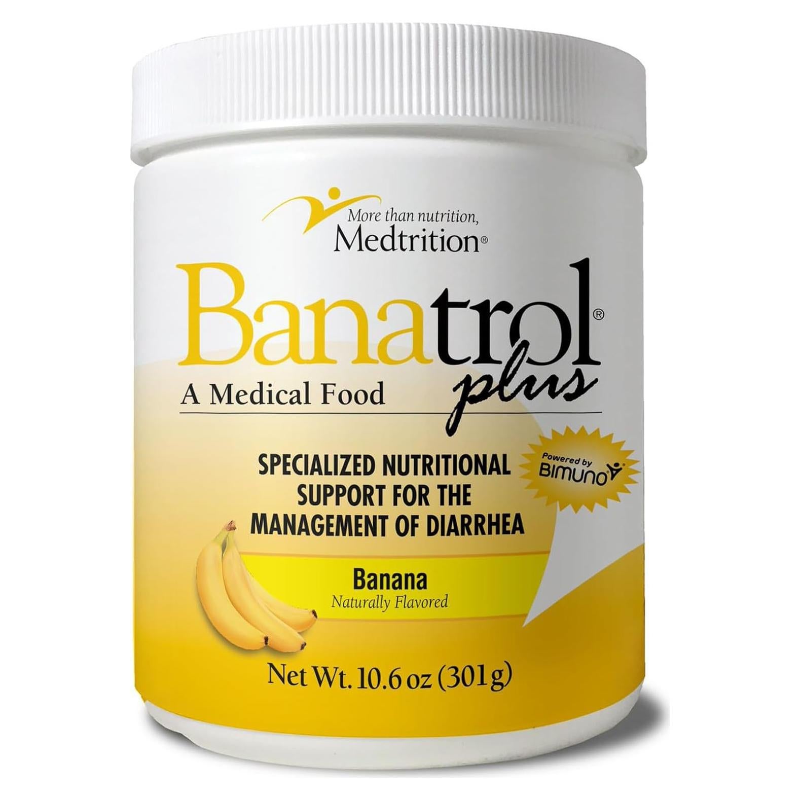 Banatrol Plus Medtrition Antidiarreico Natural 28 Porciones Plátano
