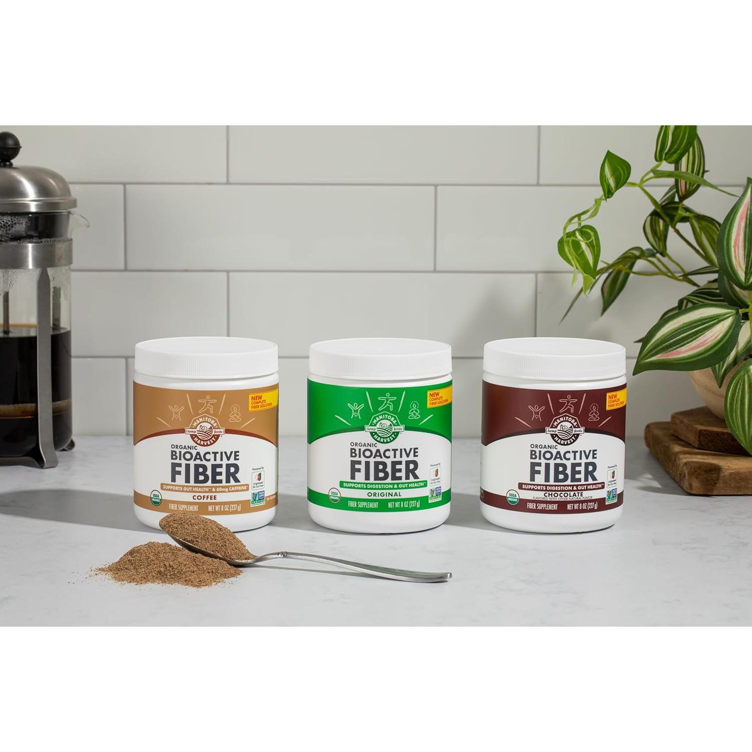 Suplemento de Fibra Bioactiva Orgánica Manitoba Harvest 227g Chocolate