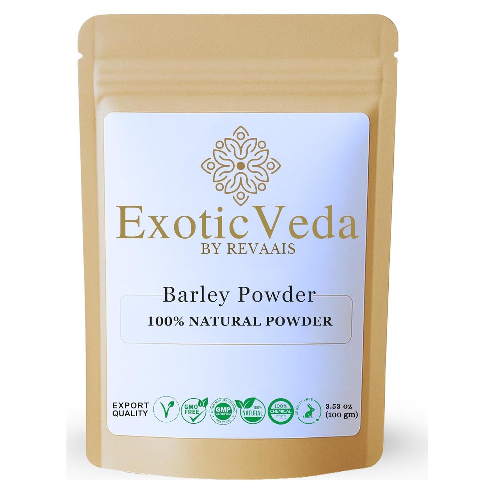 Polvo de Césped de Cebada Exotic Veda 100g - Superalimento Vegano