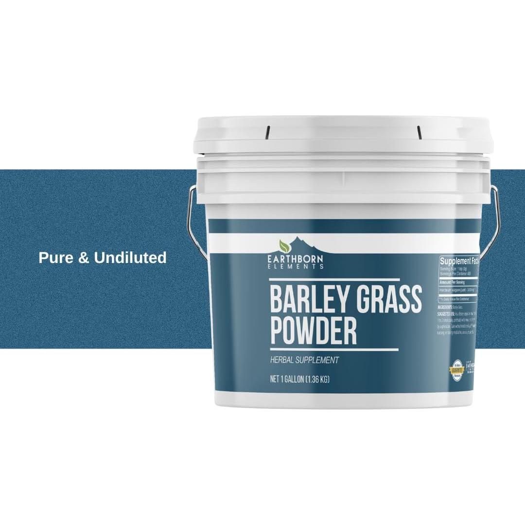 Polvo de Césped de Cebada Earthborn Elements 3.78L Suplemento Herbal