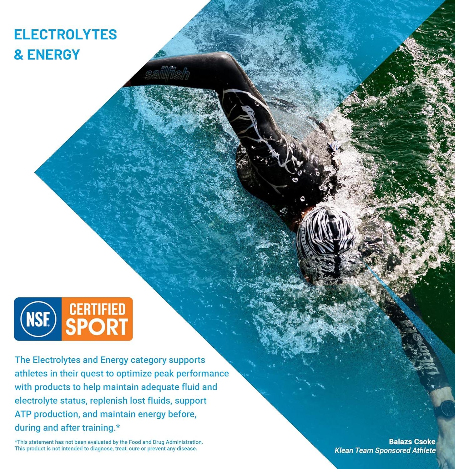 Klean Athlete Klean Hydration Electrolitos 357g Sabor Naranja