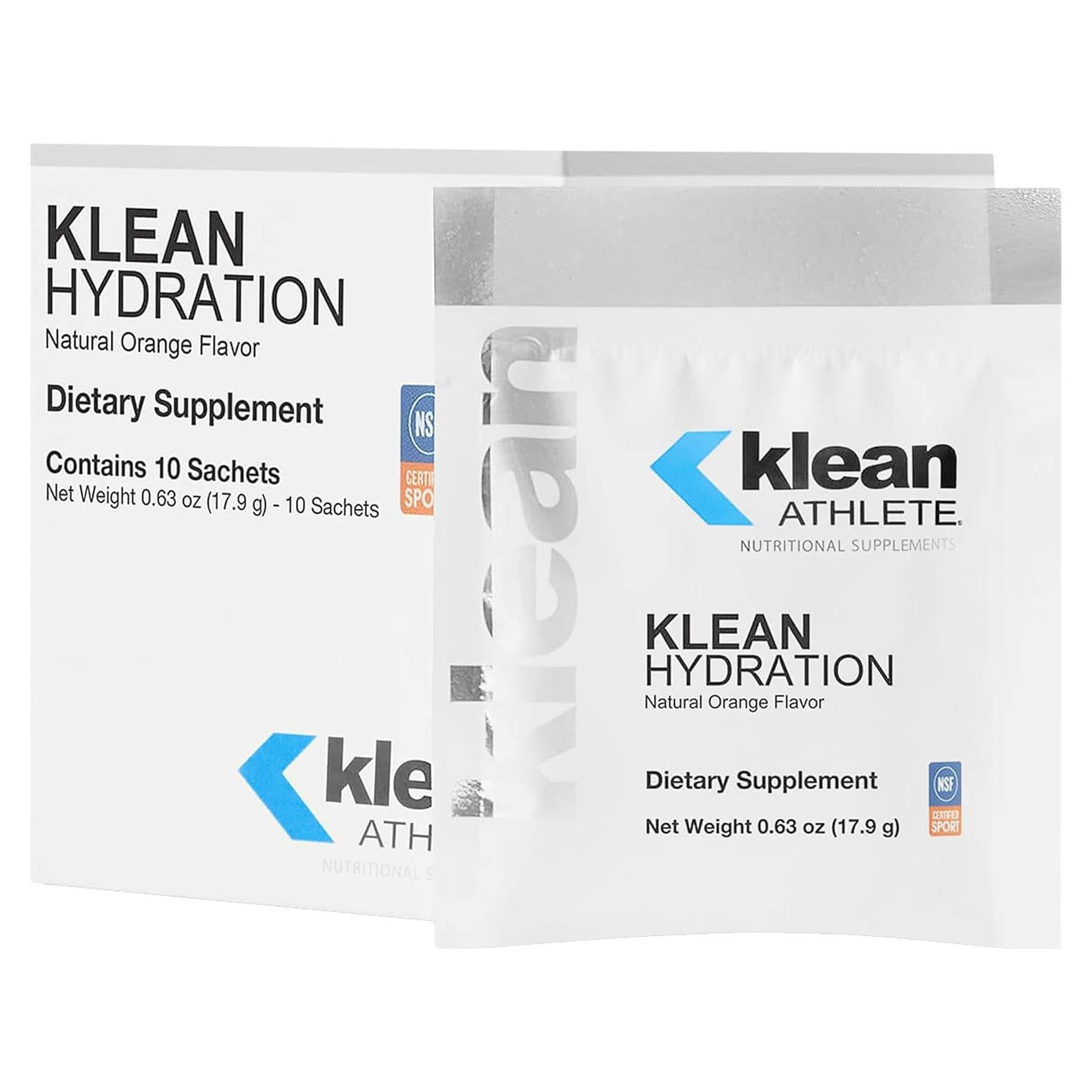 Klean Athlete Klean Hydration 10 Sobres Electrolitos Naranja