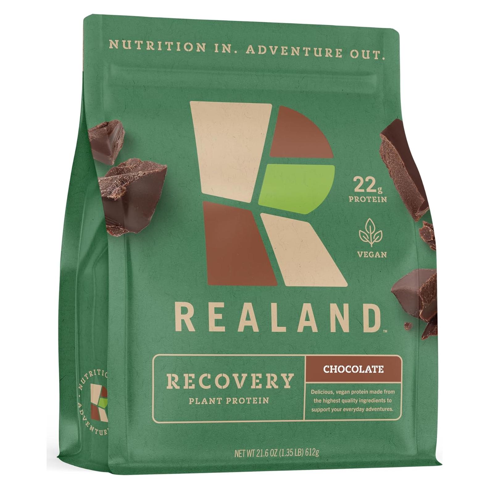 Aislado de Proteína Vegetal Realand Chocolate 22g 17 Porciones