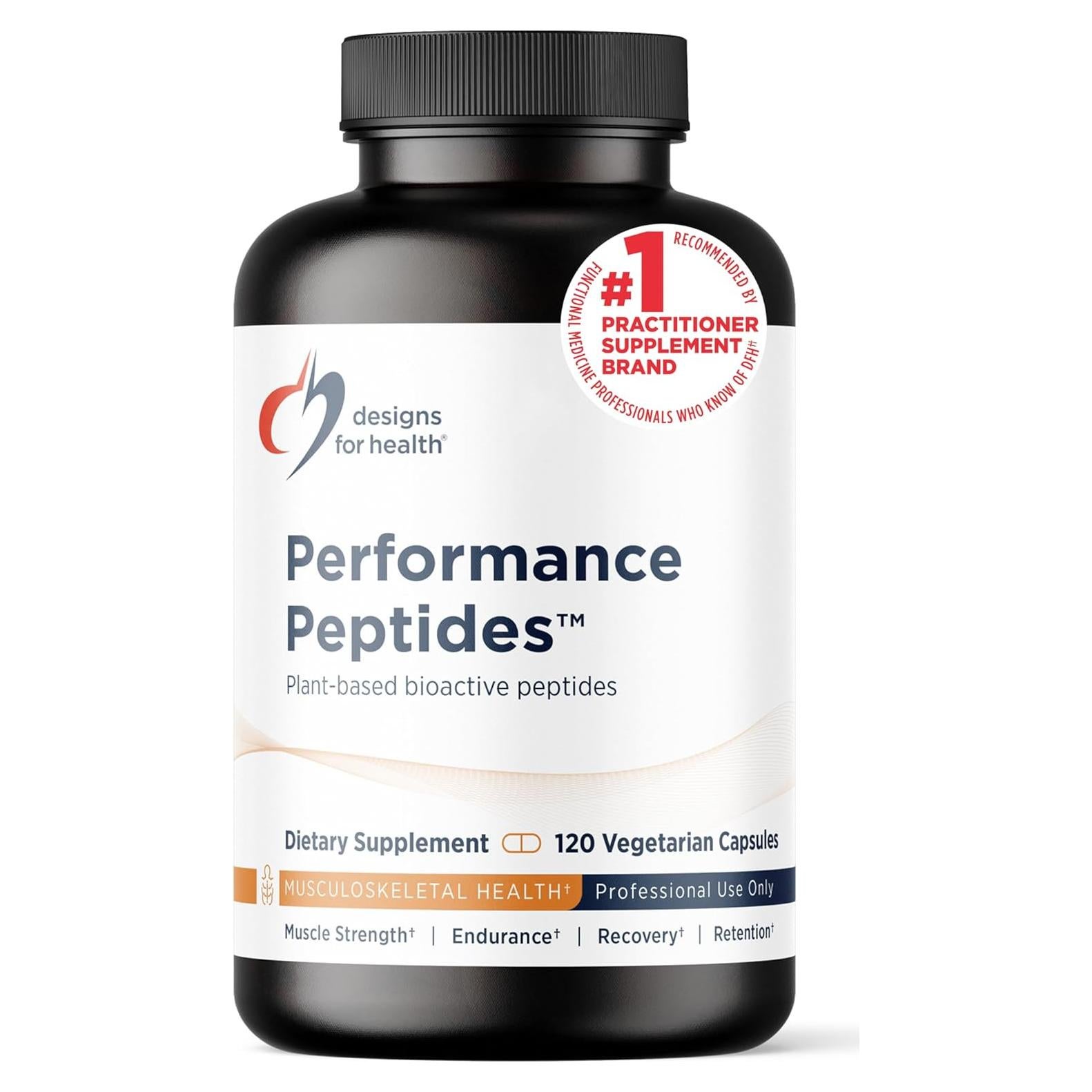 Suplemento de Péptidos Veganos para Recuperación Muscular - 120 Cápsulas