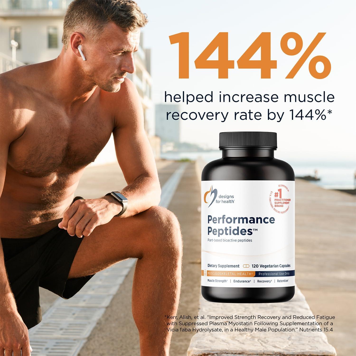 Suplemento de Péptidos Veganos para Recuperación Muscular - 120 Cápsulas