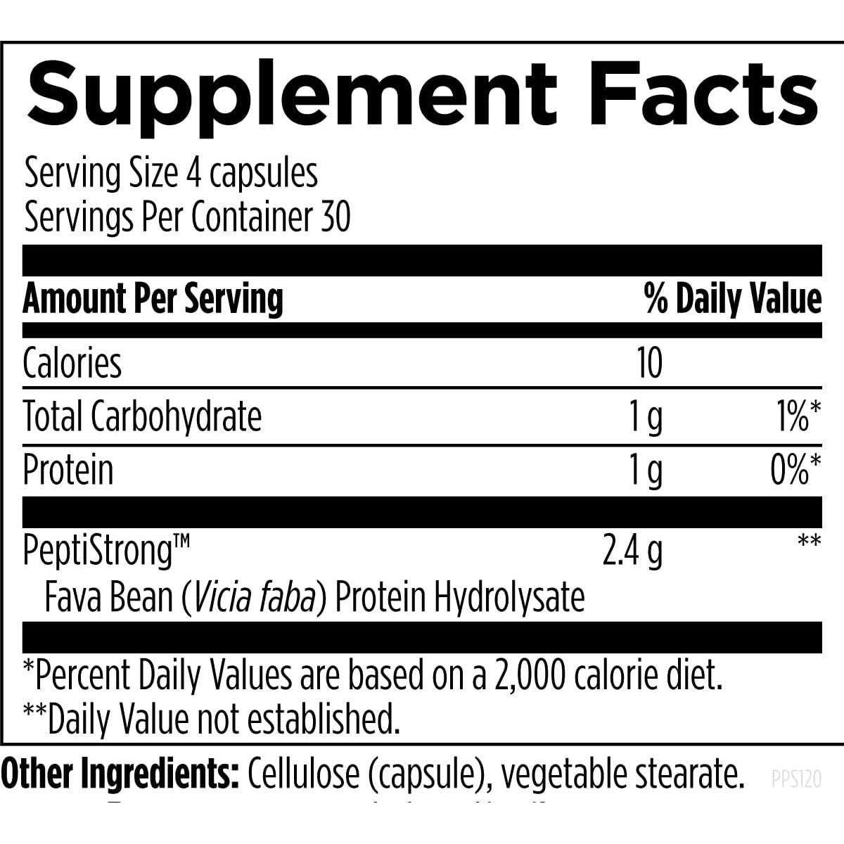 Suplemento de Péptidos Veganos para Recuperación Muscular - 120 Cápsulas