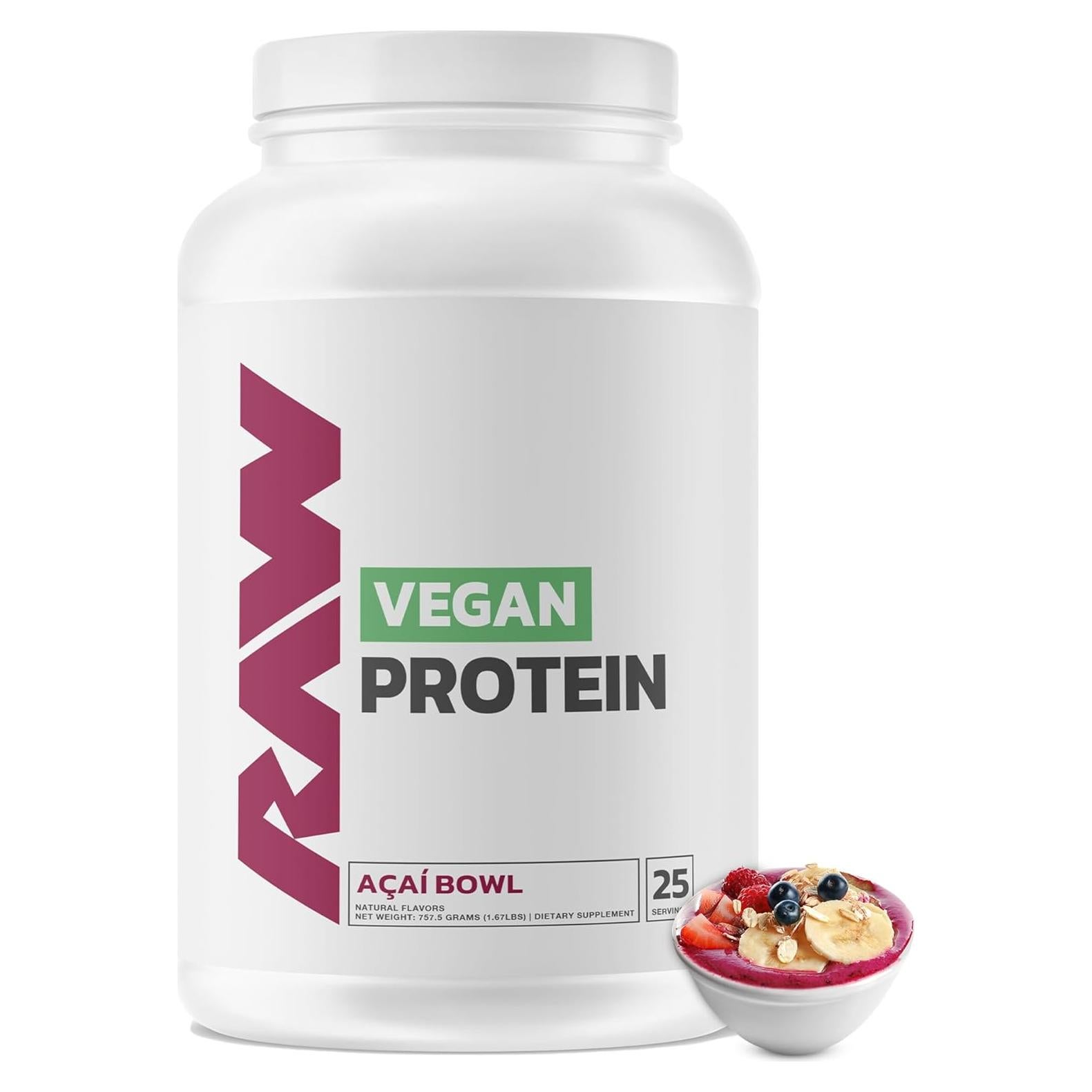Proteína Vegana RAW Tazón de Acai 20g - 25 Porciones